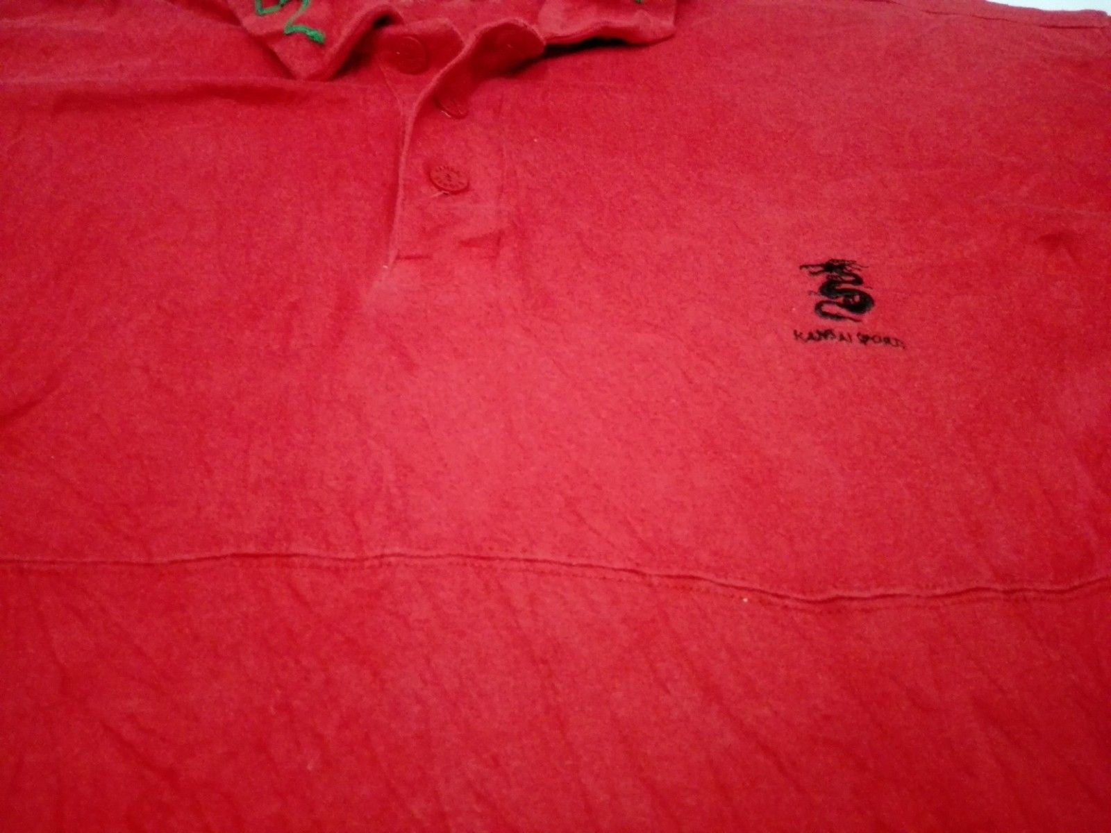 Japanese Brand KANSAI SPORTS POLO YAMAMOTO Men's Dragon Embroidery Size US L / EU 52-54 / 3 - 3 Thumbnail