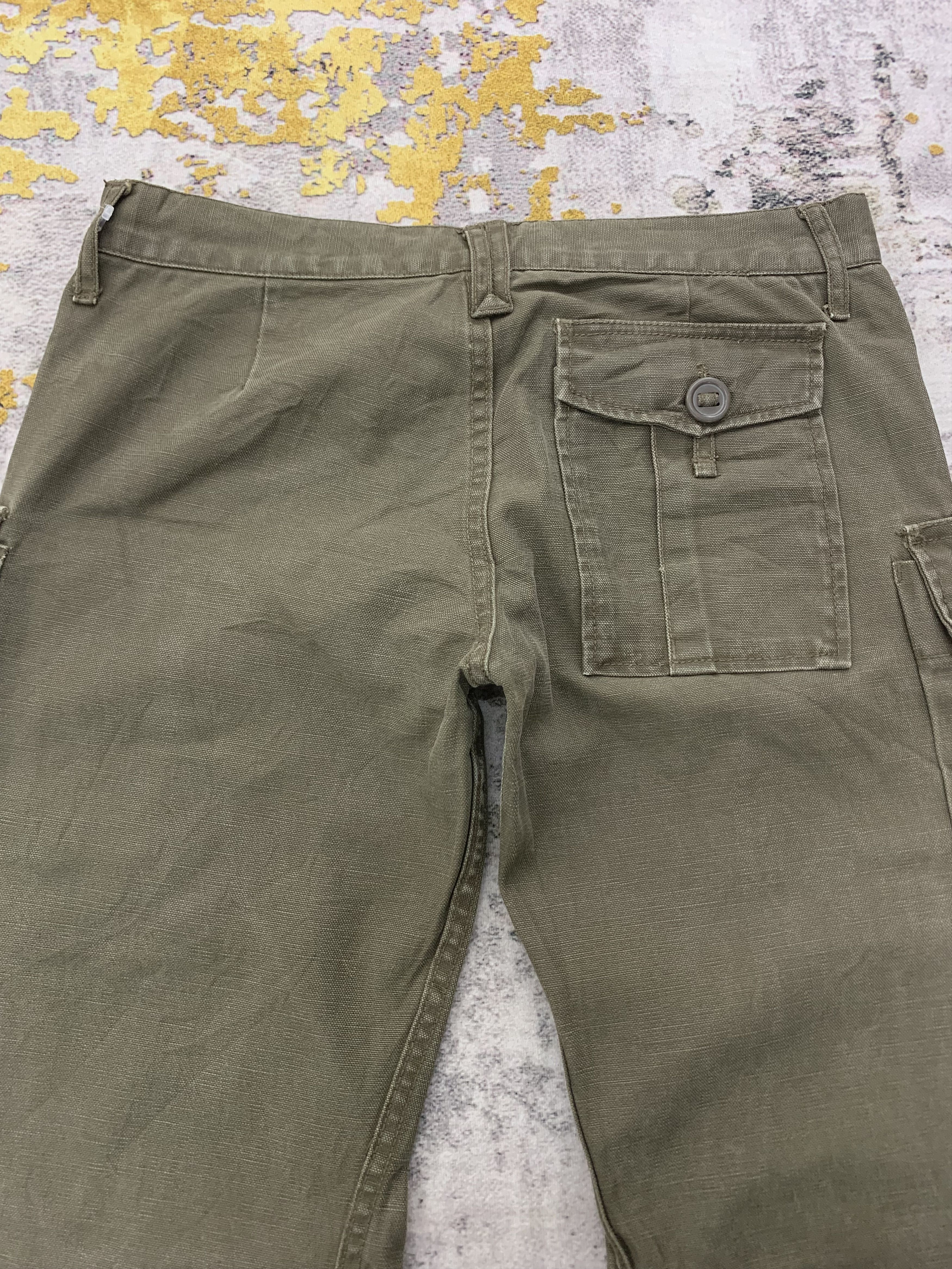 Japanese Brand × Vintage Vintage Cargo Pants size 28 Size 28" / US 6 / IT 42 - 4 Thumbnail