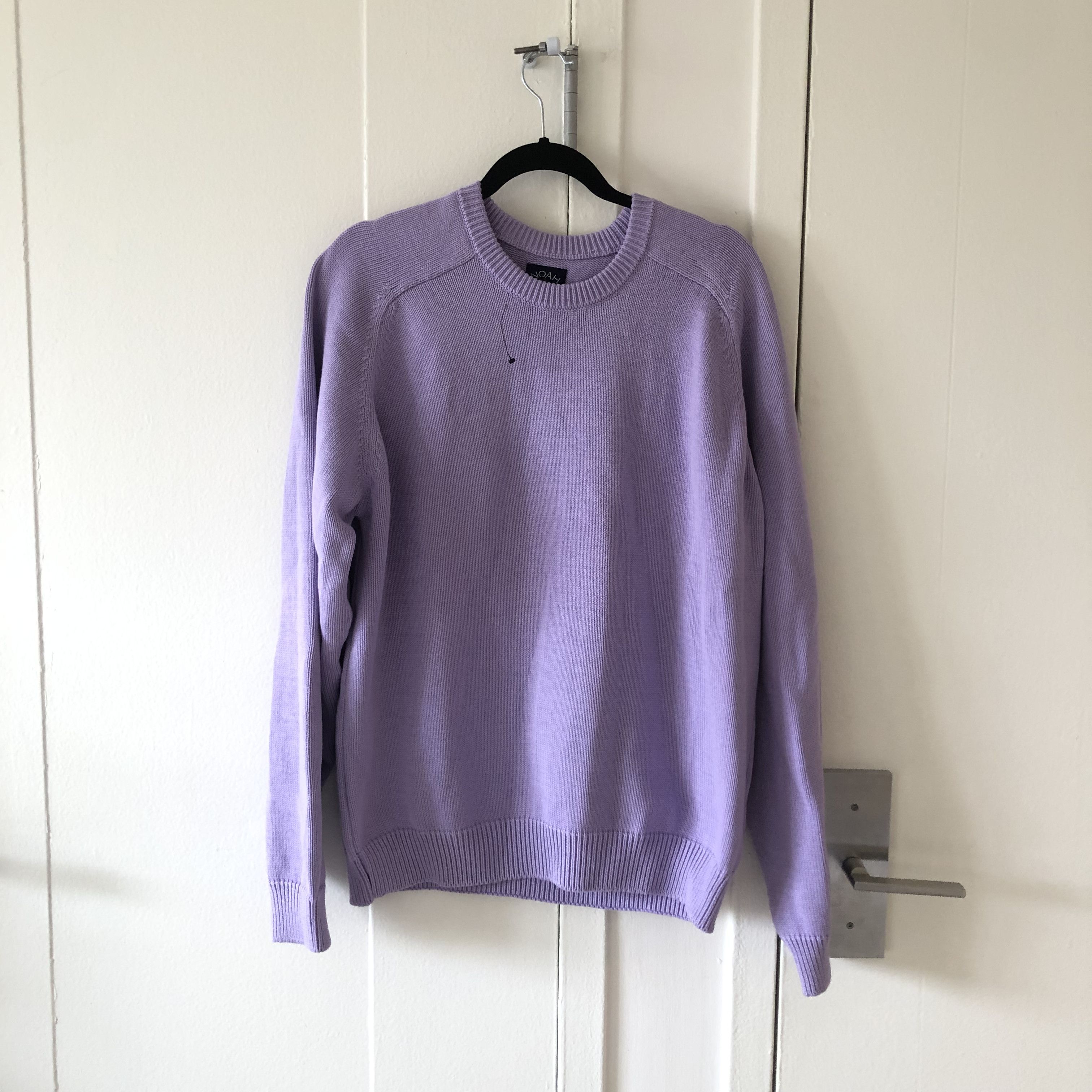 image of Noah Knit Sweater in Lavender, Men's (Size XL)