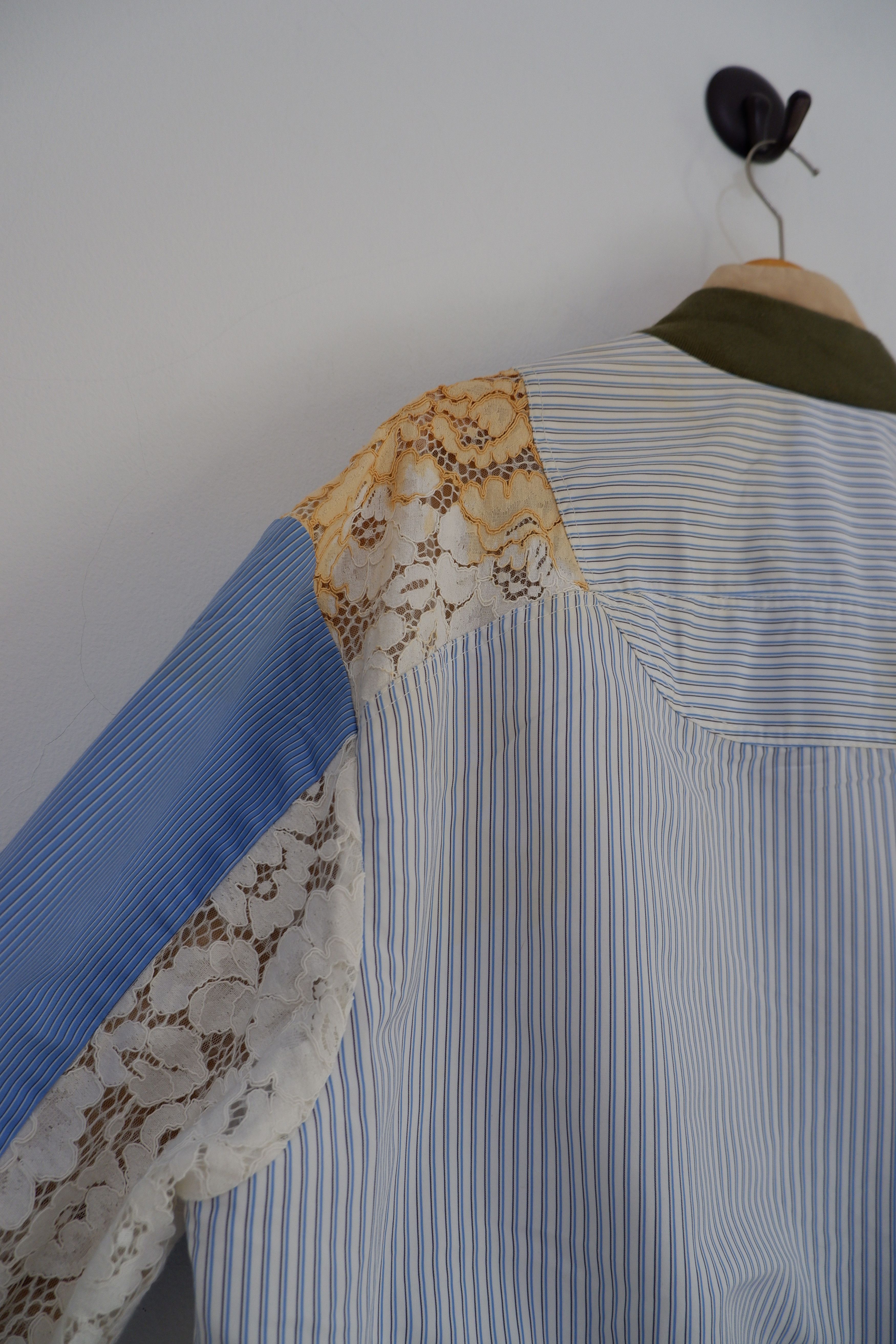 N21 × No. 21 No21 Asymmetric Patchwork Bomber Jacket Size S / US 4 / IT 40 - 12 Thumbnail