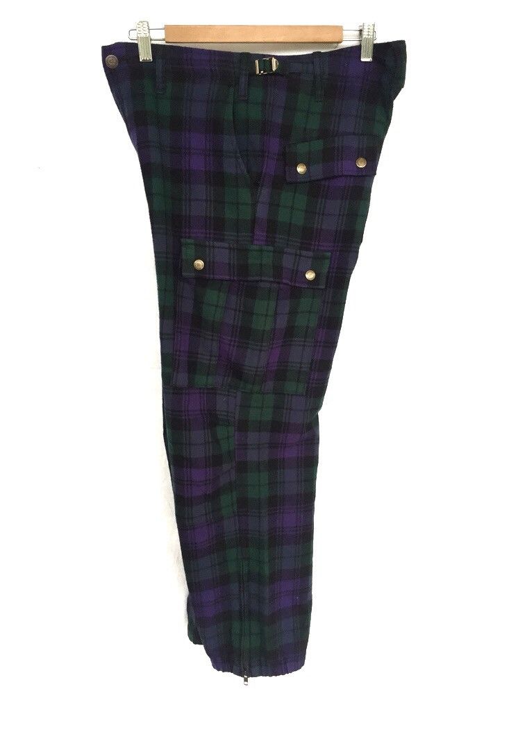 Beauty Beast FW03-04 REVOLVER 🇯🇵 Plaid Bondage Cargo Pants Size US 32 / EU 48 - 1 Thumbnail