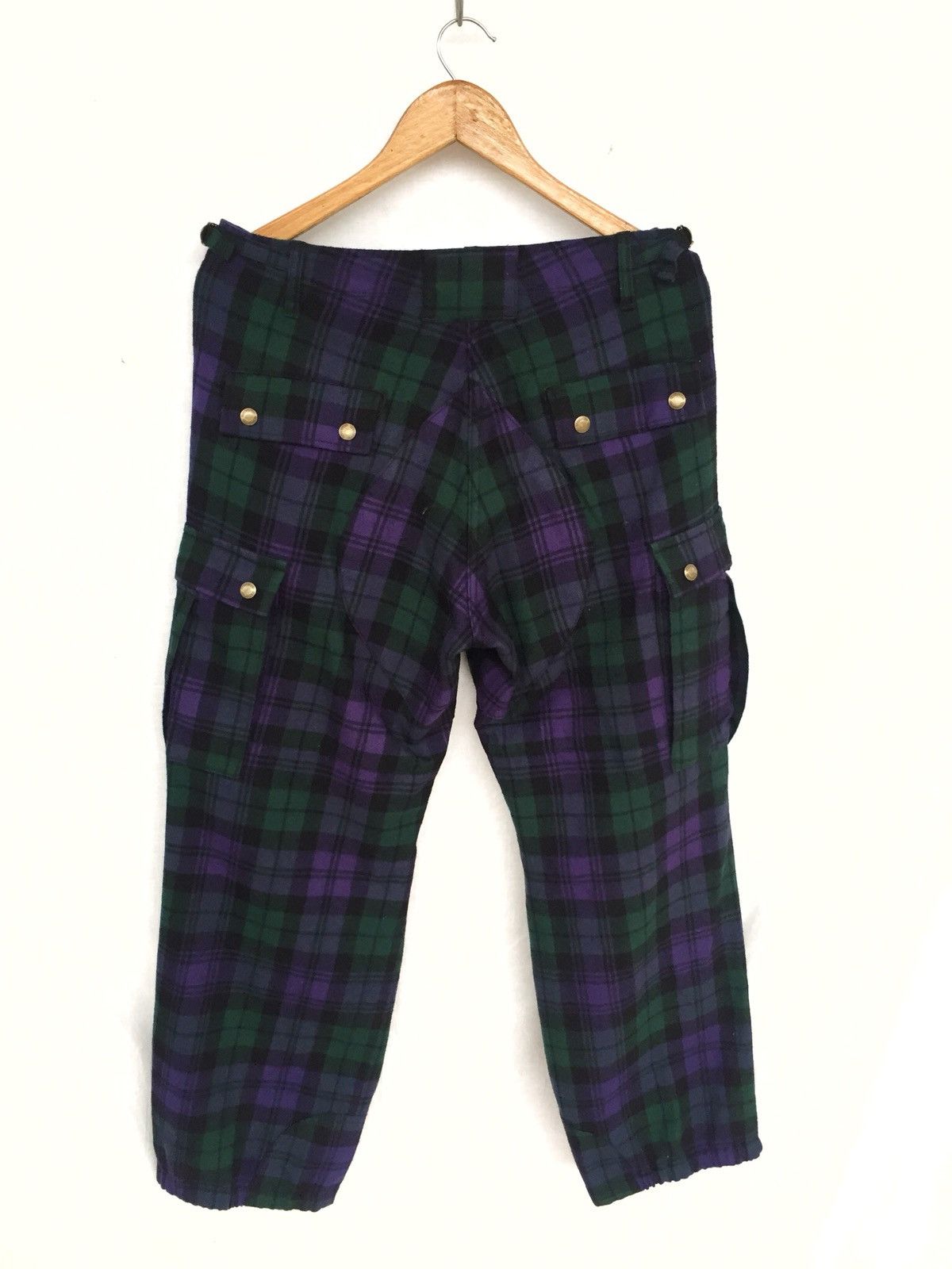 Beauty Beast FW03-04 REVOLVER 🇯🇵 Plaid Bondage Cargo Pants Size US 32 / EU 48 - 8 Thumbnail