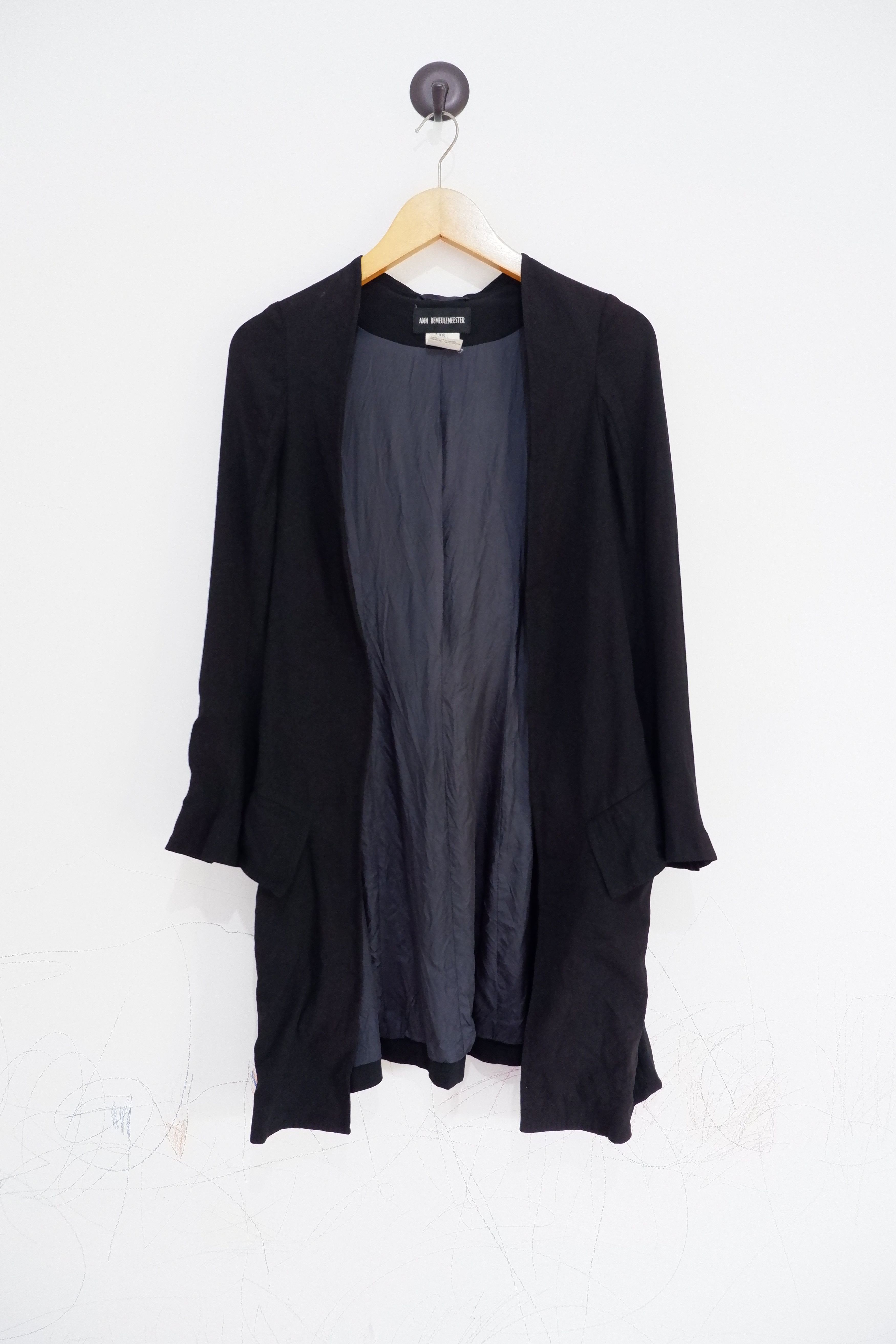 Ann Demeulemeester Vintage Ann Demeulemeester Long Outer Blazer Jacket Size S / US 4 / IT 40 - 1 Thumbnail