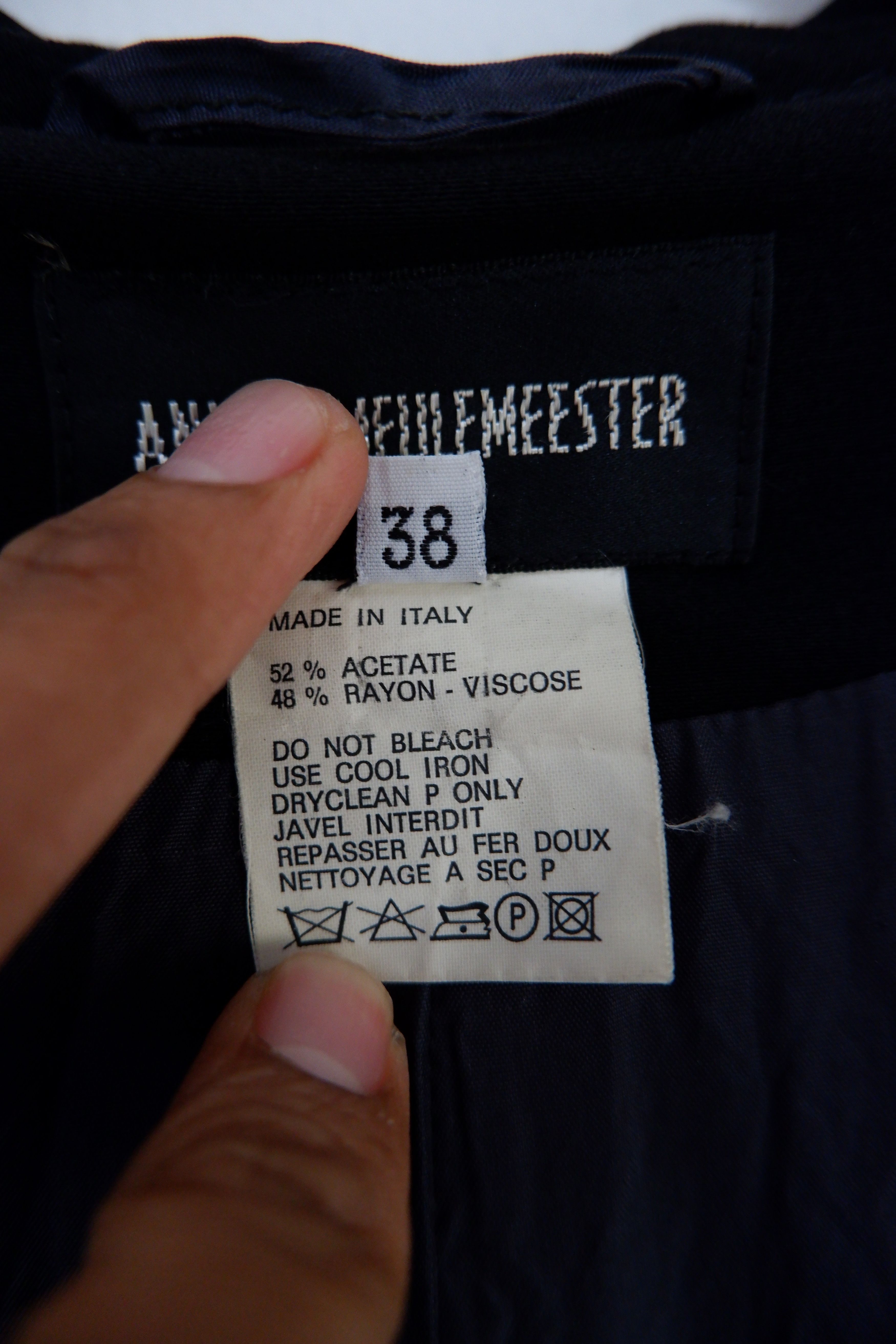 Ann Demeulemeester Vintage Ann Demeulemeester Long Outer Blazer Jacket Size S / US 4 / IT 40 - 8 Thumbnail
