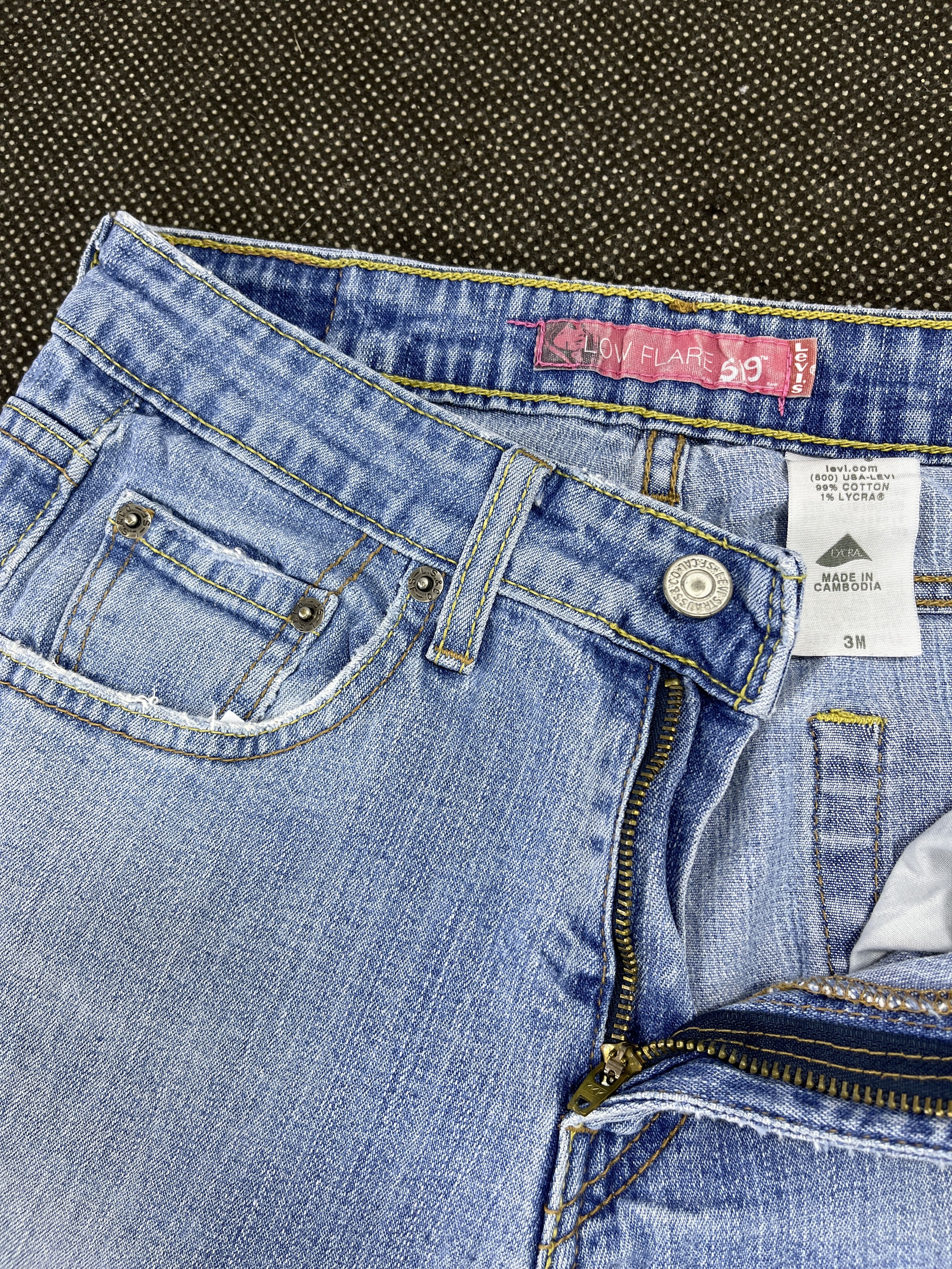 Levi's Vintage Levi's 519 Flare Jeans - JP030 Size 28" / US 6 / IT 42 - 6 Thumbnail
