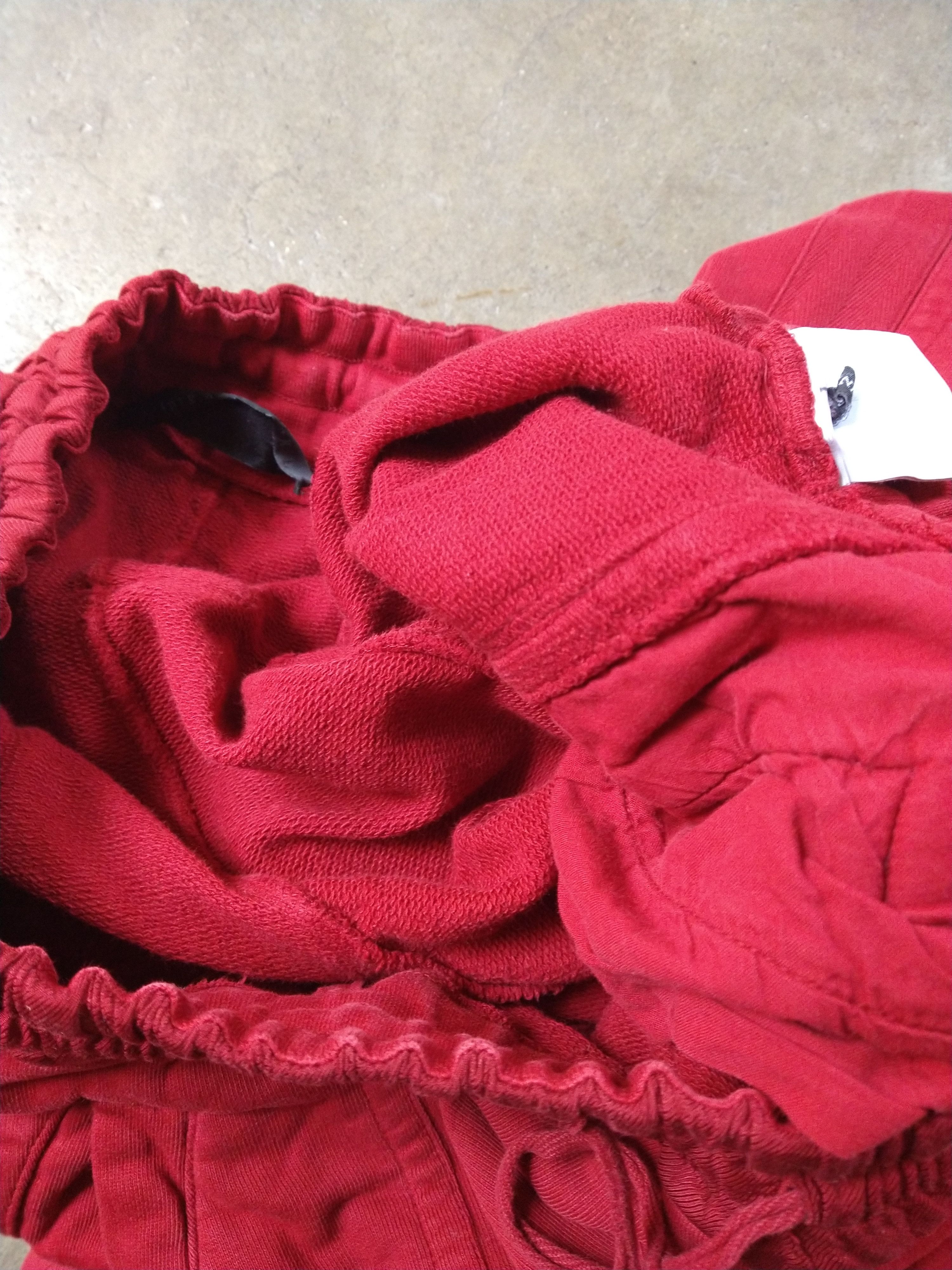 Haider Ackermann Haider Ackermann Perth Sweatpants Red Cotton FW17 Size US 34 / EU 50 - 7 Thumbnail