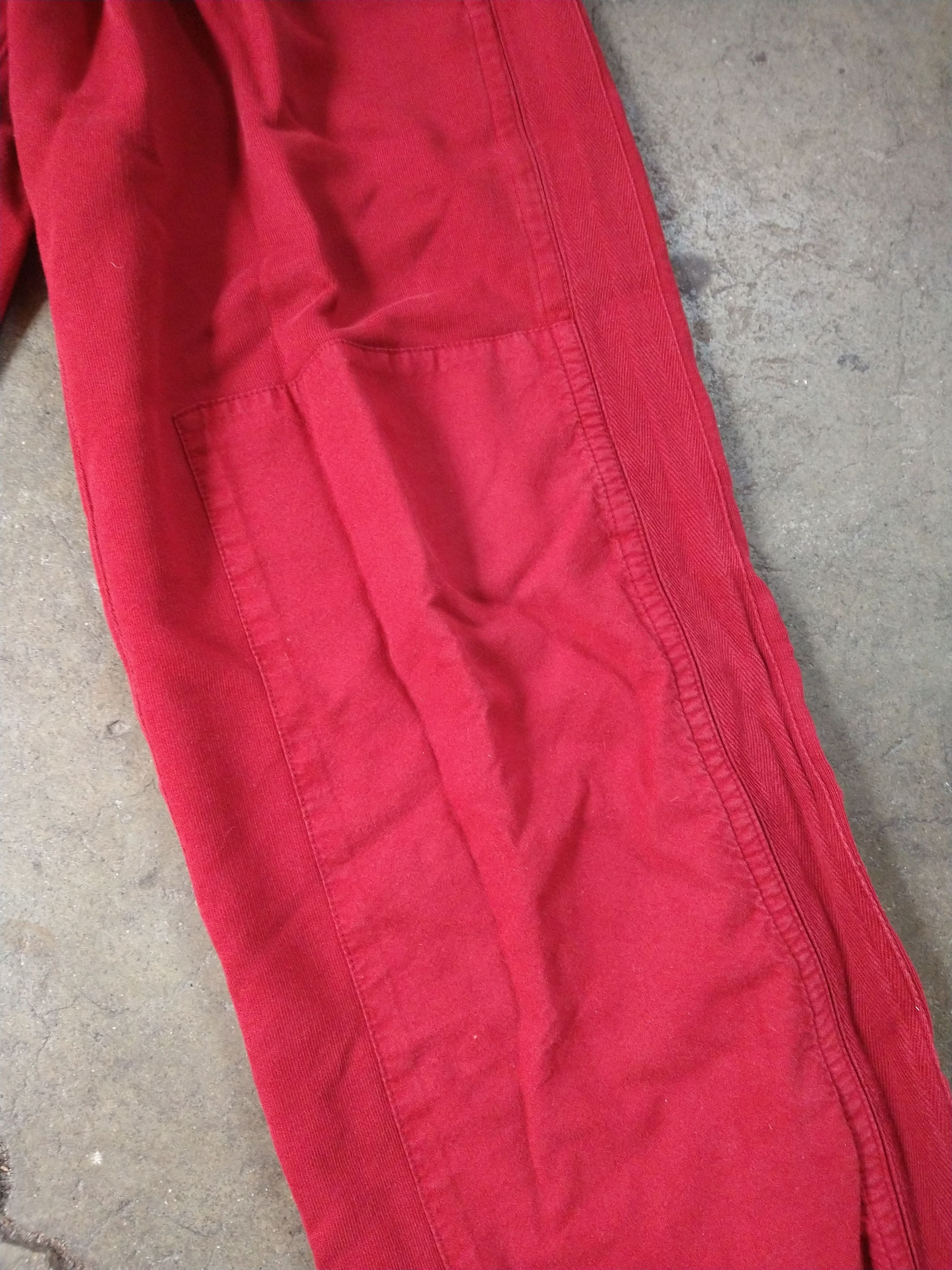 Haider Ackermann Haider Ackermann Perth Sweatpants Red Cotton FW17 Size US 34 / EU 50 - 3 Thumbnail