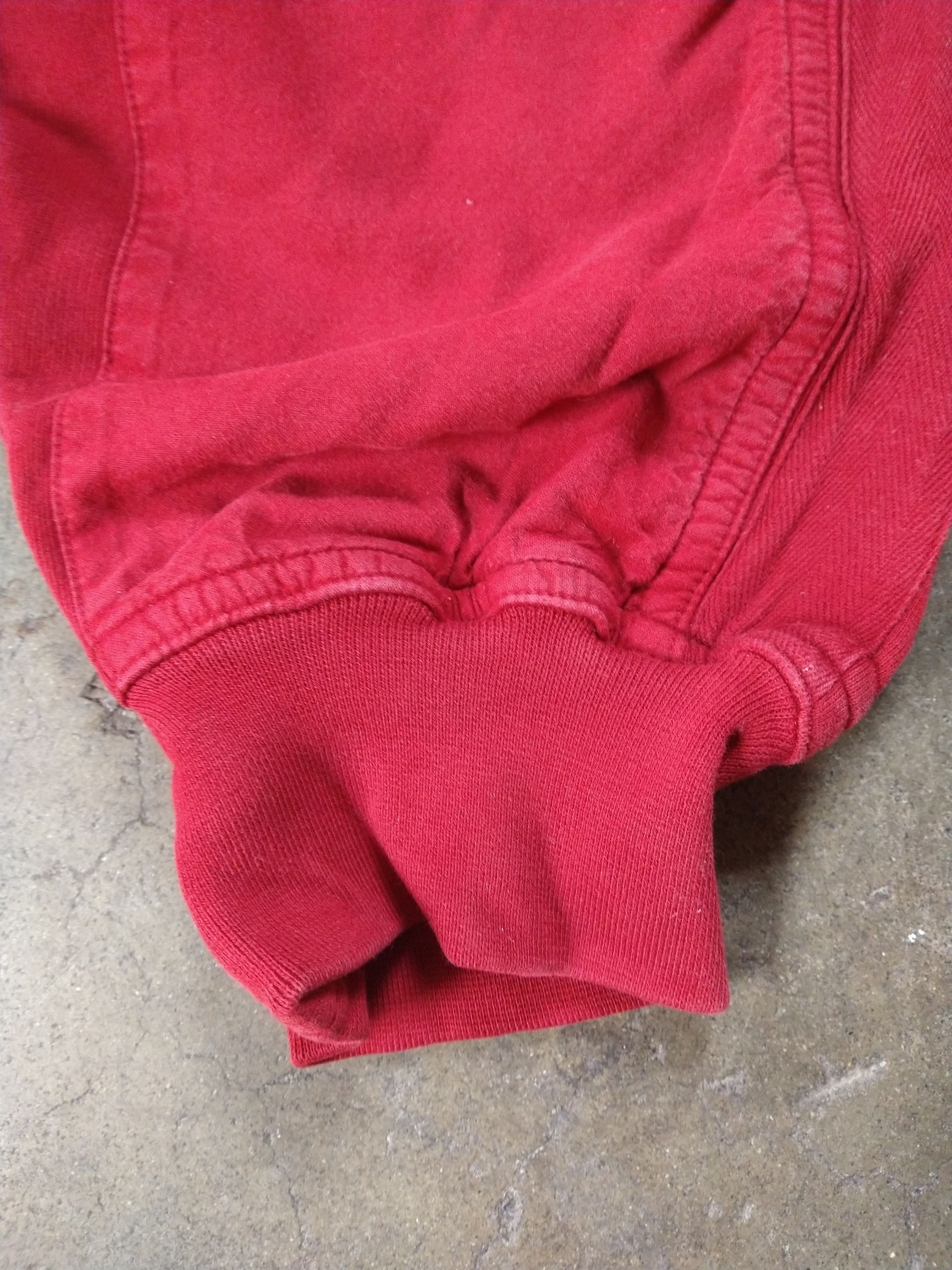 Haider Ackermann Haider Ackermann Perth Sweatpants Red Cotton FW17 Size US 34 / EU 50 - 6 Thumbnail