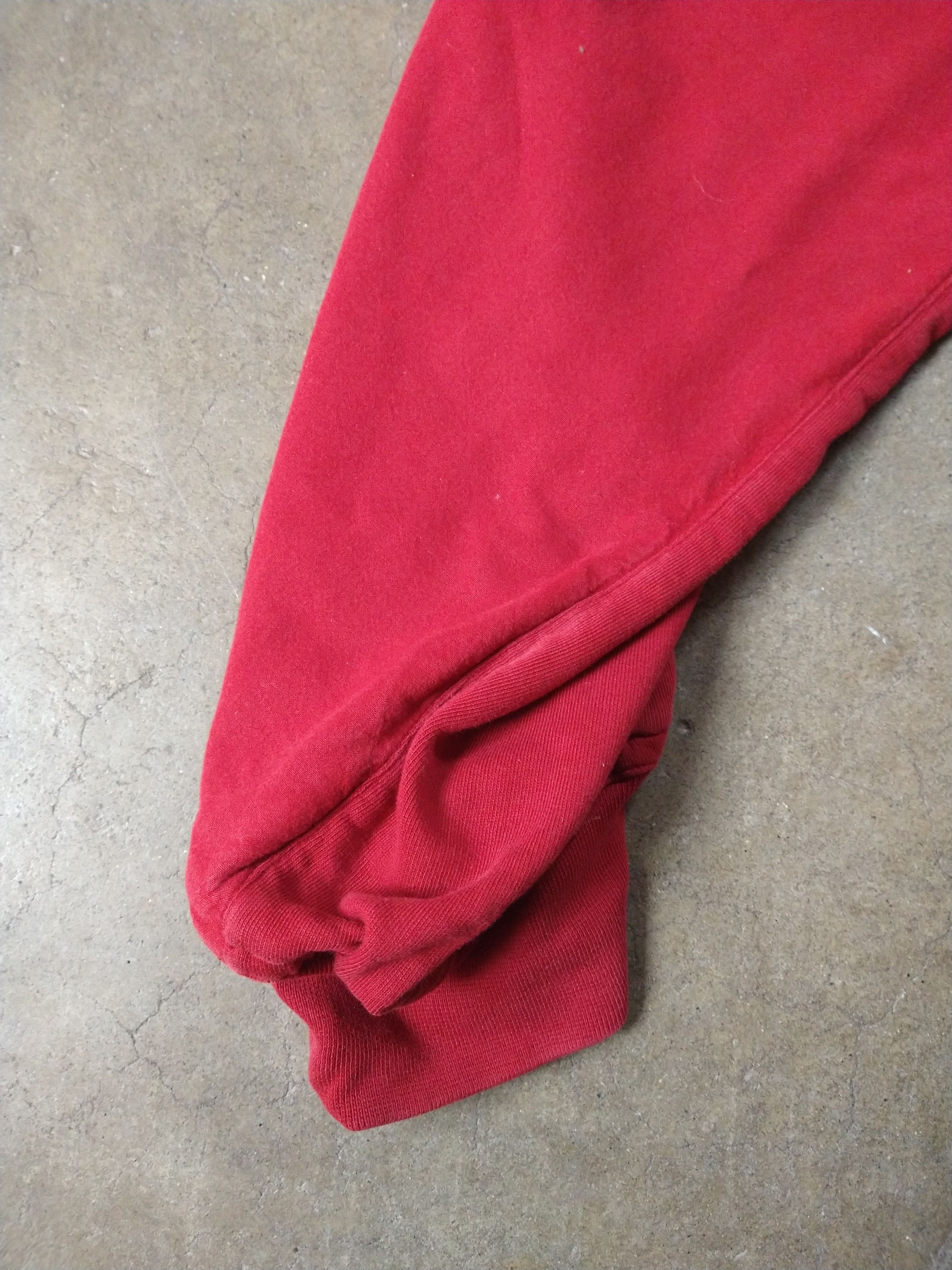 Haider Ackermann Haider Ackermann Perth Sweatpants Red Cotton FW17 Size US 34 / EU 50 - 4 Thumbnail