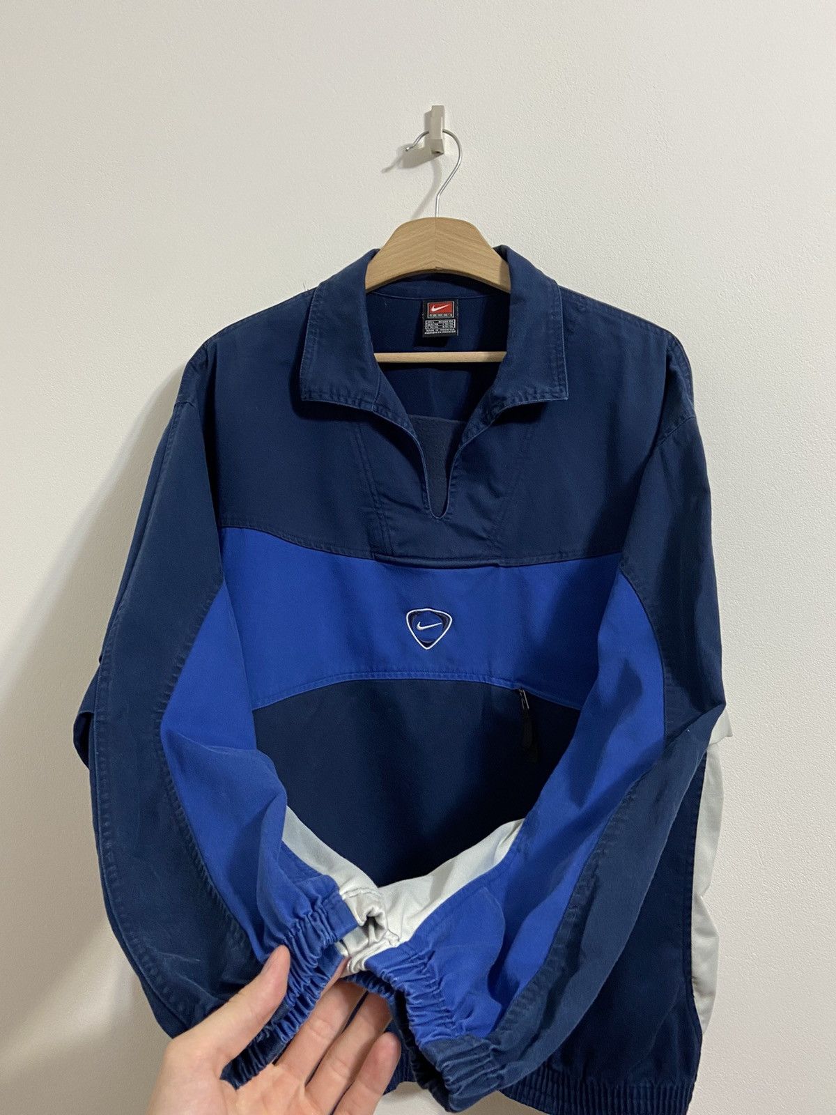 Nike × Vintage Nike Vintage windbreaker pullover Jacket Size US L / EU 52-54 / 3 - 18 Thumbnail
