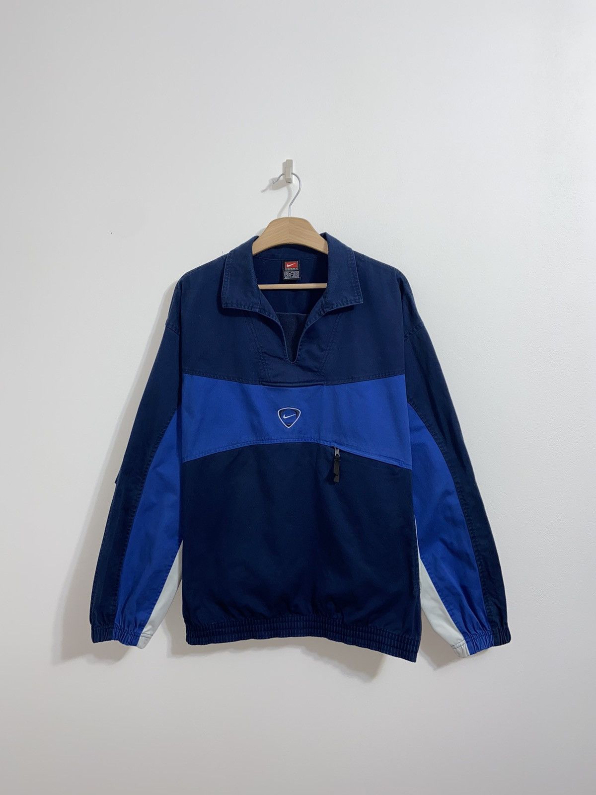 Nike × Vintage Nike Vintage windbreaker pullover Jacket Size US L / EU 52-54 / 3 - 1 Thumbnail
