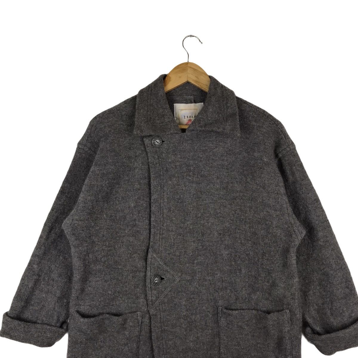 Japanese Brand Japanese Brand Exoah Skale Coat Long Jacket Size US M / EU 48-50 / 2 - 2 Thumbnail