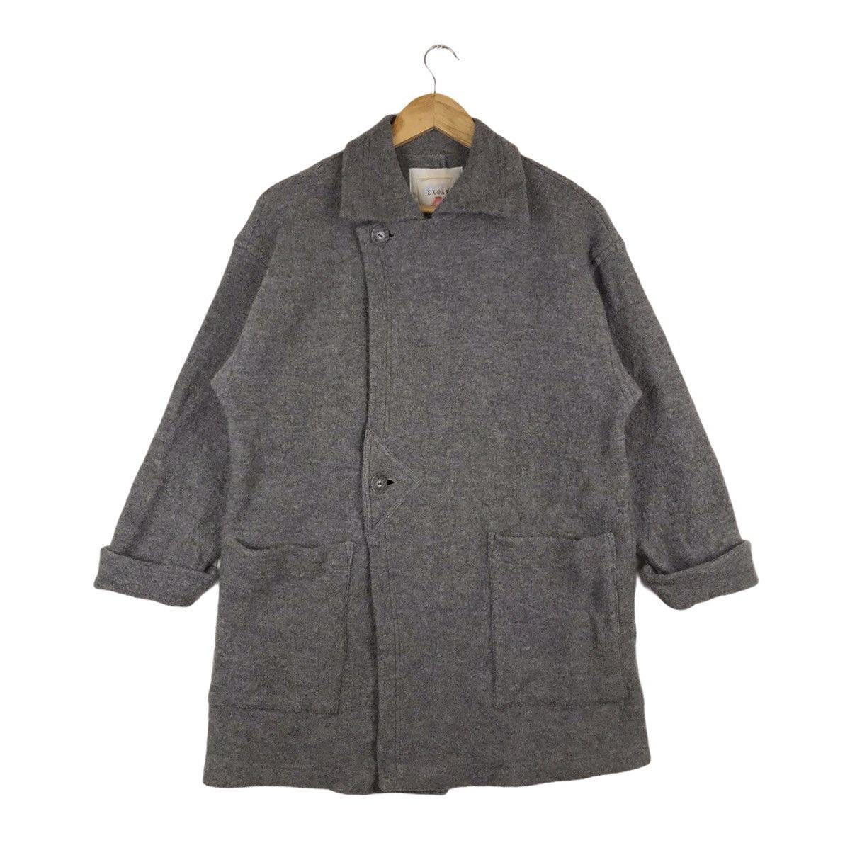 Japanese Brand Japanese Brand Exoah Skale Coat Long Jacket Size US M / EU 48-50 / 2 - 1 Thumbnail