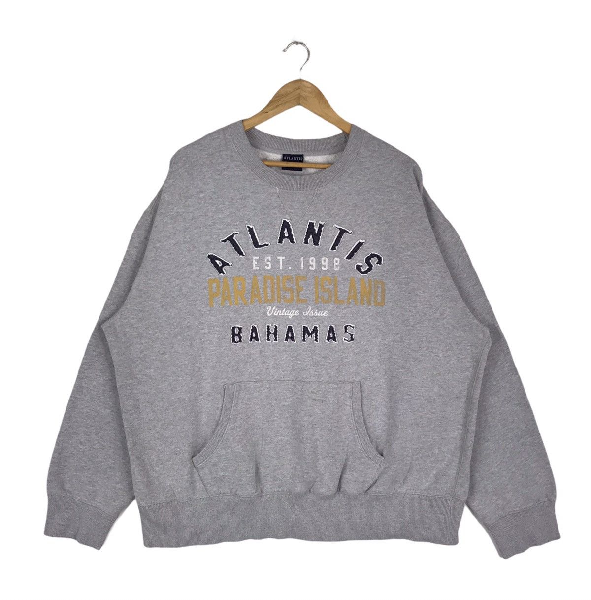 Vintage Vintage Atlantis Bahamas Spell Out Embroidery Sweatshirt Size US XXL / EU 58 / 5 - 1 Thumbnail