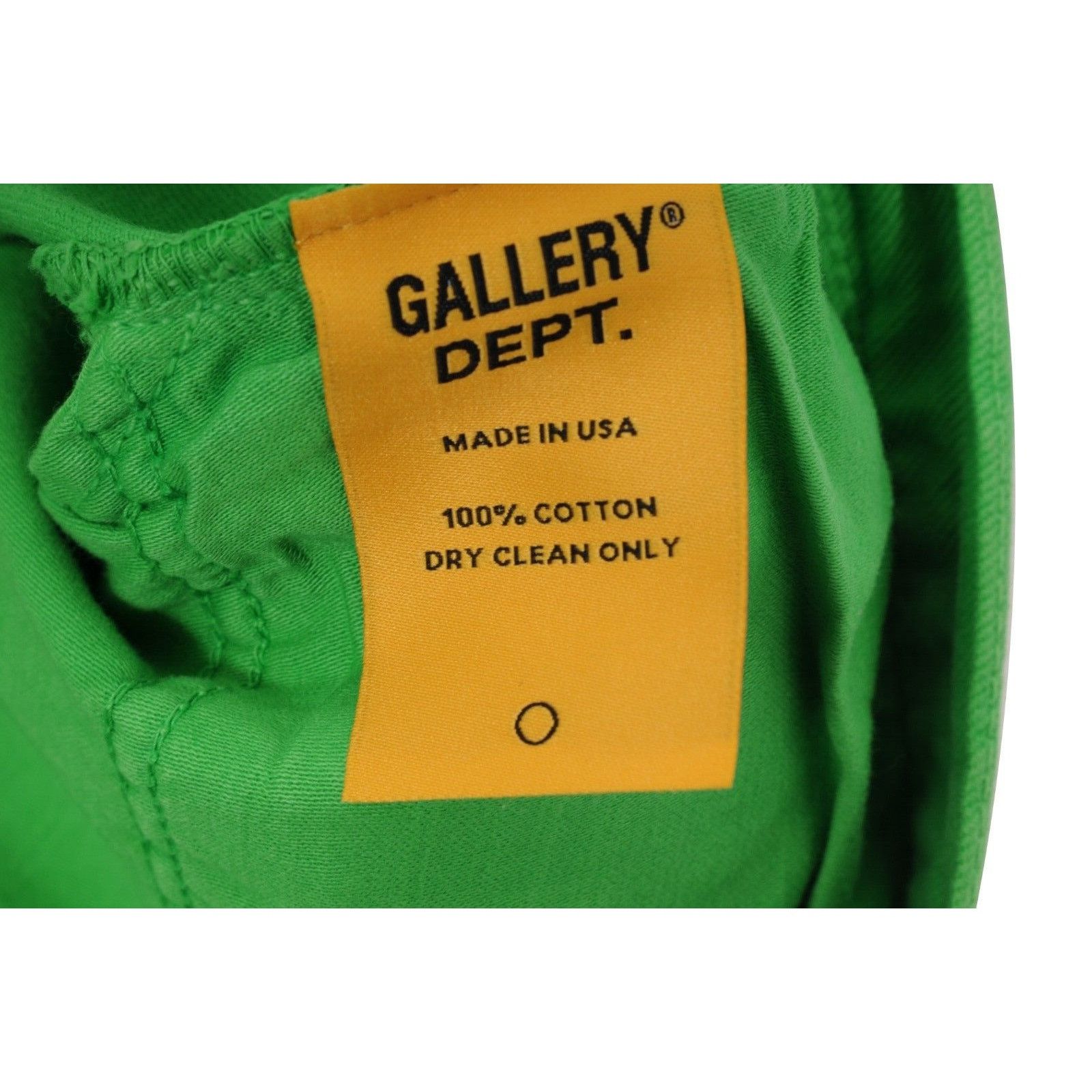 Gallery Dept. Green Logan Wide Leg Jeans Boot Cut High Waist Denim -01472 Size US 33 - 9 Thumbnail