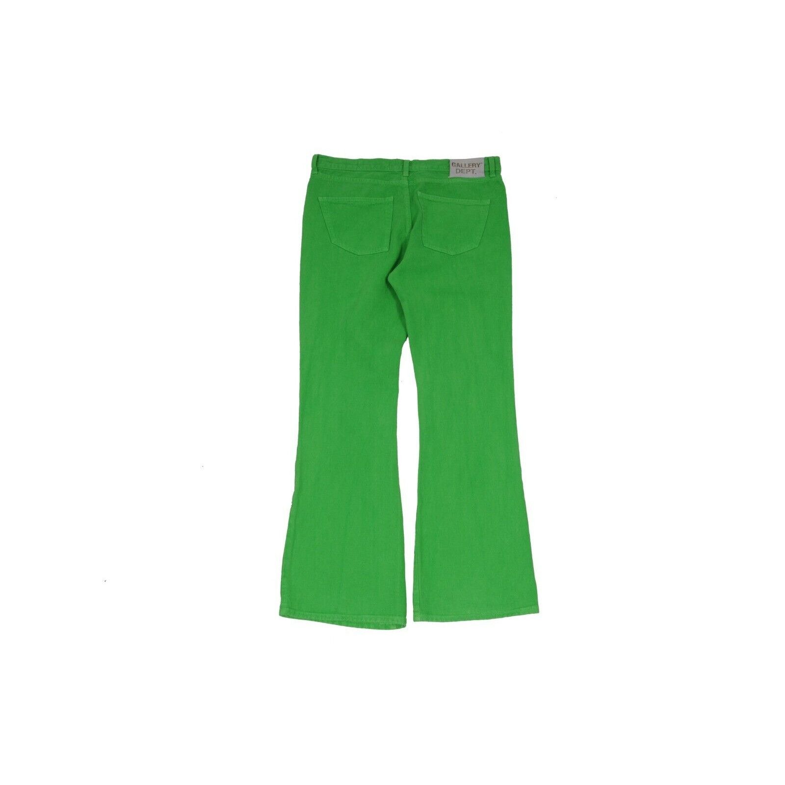 Gallery Dept. Green Logan Wide Leg Jeans Boot Cut High Waist Denim -01472 Size US 33 - 2 Thumbnail