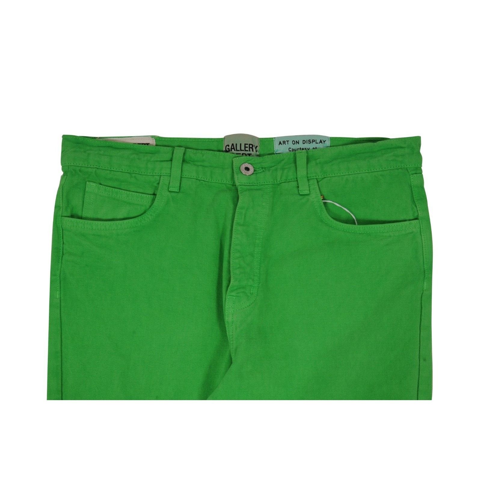 Gallery Dept. Green Logan Wide Leg Jeans Boot Cut High Waist Denim -01472 Size US 33 - 5 Thumbnail