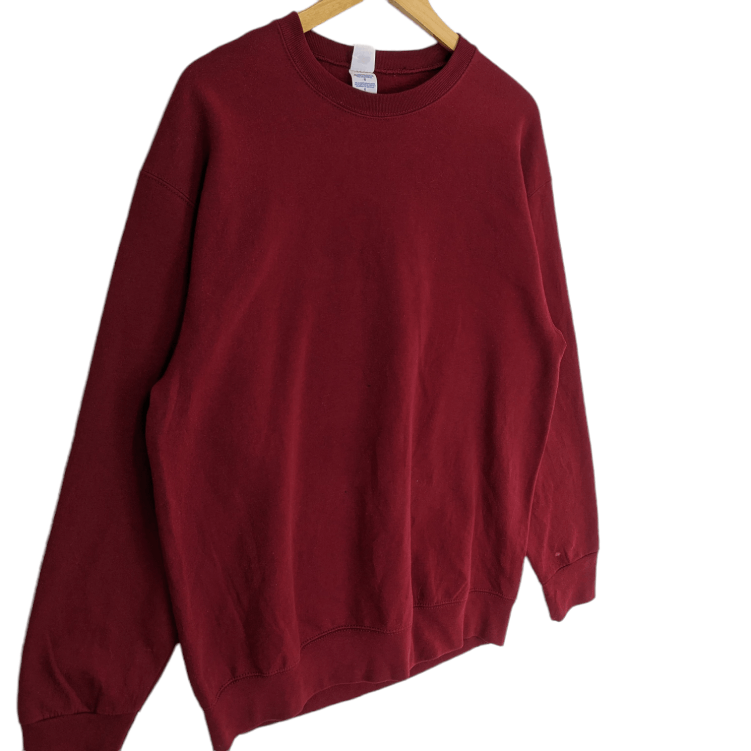 Fruit Of The Loom FRUIT OF THE LOOM Red Plain Jumper Sweatshirt Size US L / EU 52-54 / 3 - 3 Thumbnail