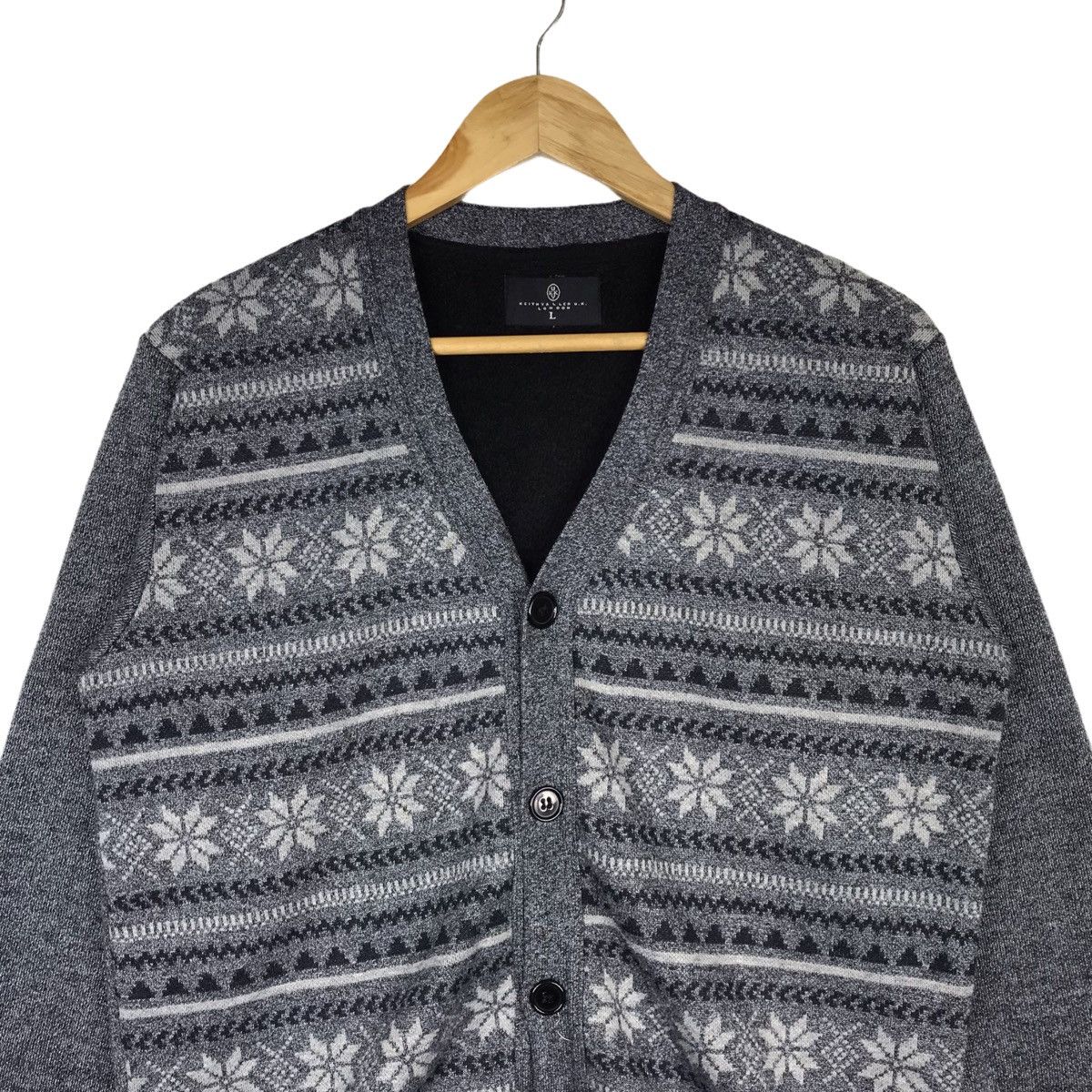Other Keith Valler U.K. London Cardigan Sweater Size US L / EU 52-54 / 3 - 2 Thumbnail