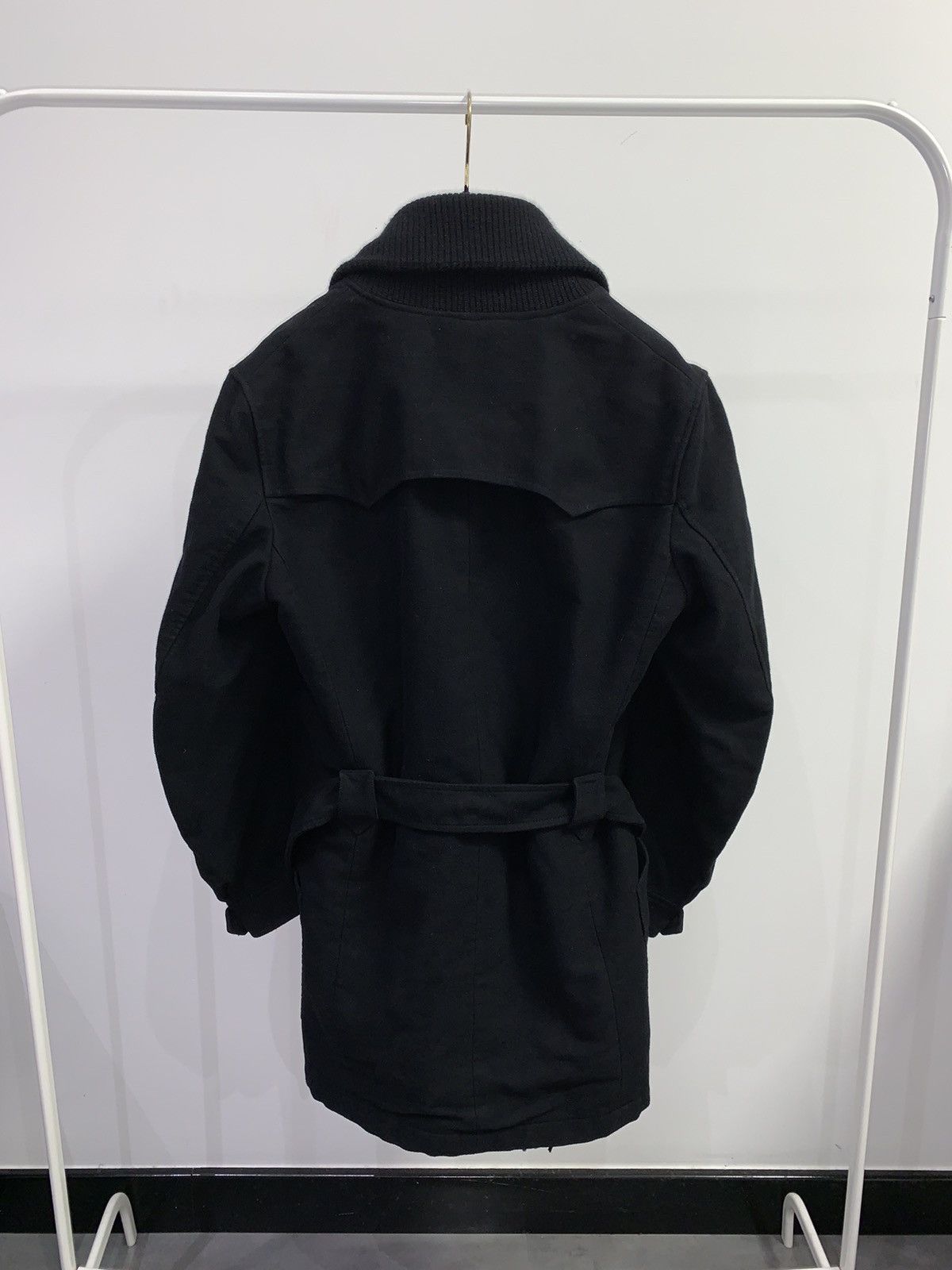 Saint Laurent Paris FW11 Yves Saint Laurent Hedi Era Cashmere Scarf Coat Size US L / EU 52-54 / 3 - 5 Thumbnail