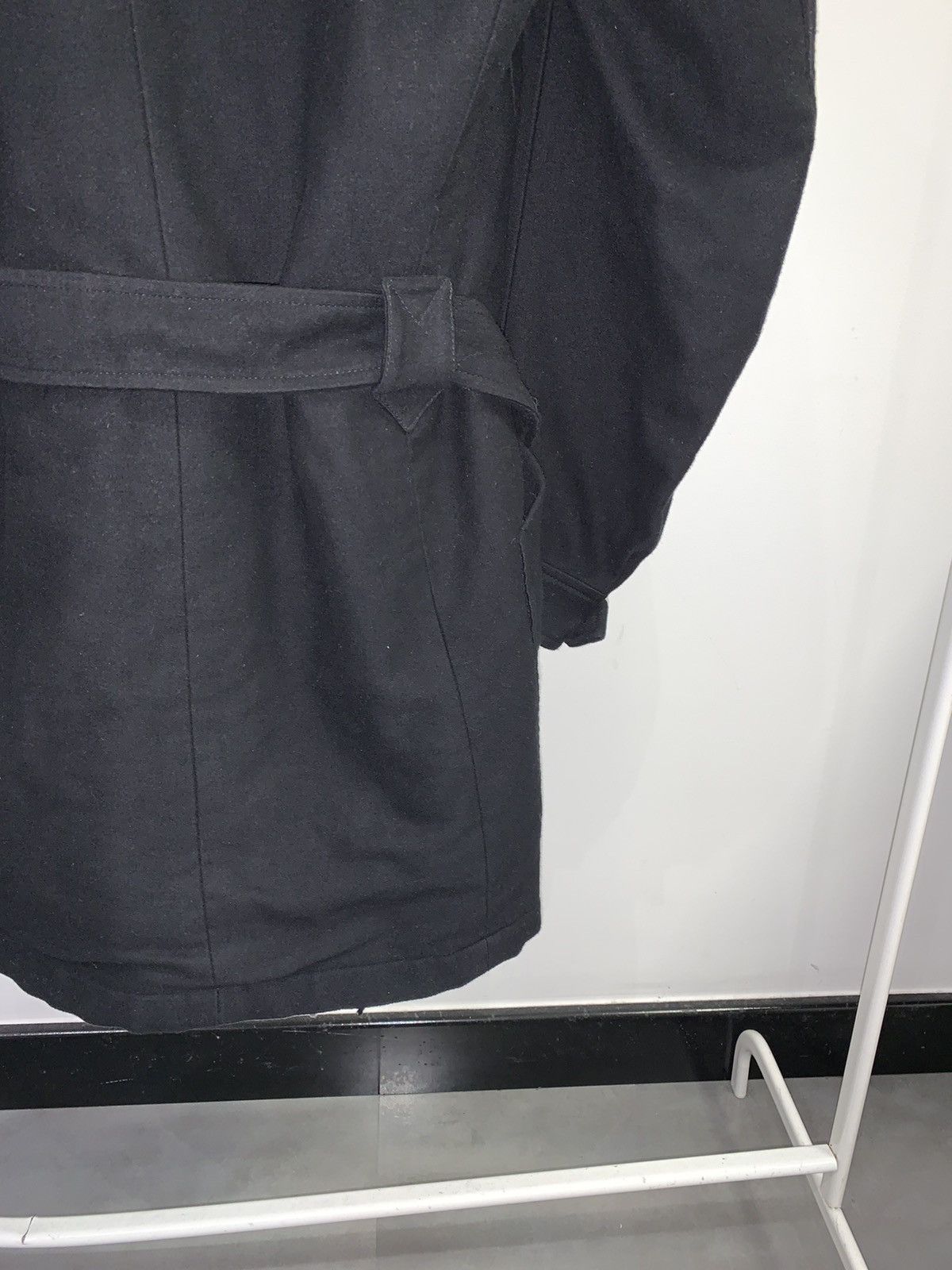 Saint Laurent Paris FW11 Yves Saint Laurent Hedi Era Cashmere Scarf Coat Size US L / EU 52-54 / 3 - 7 Thumbnail