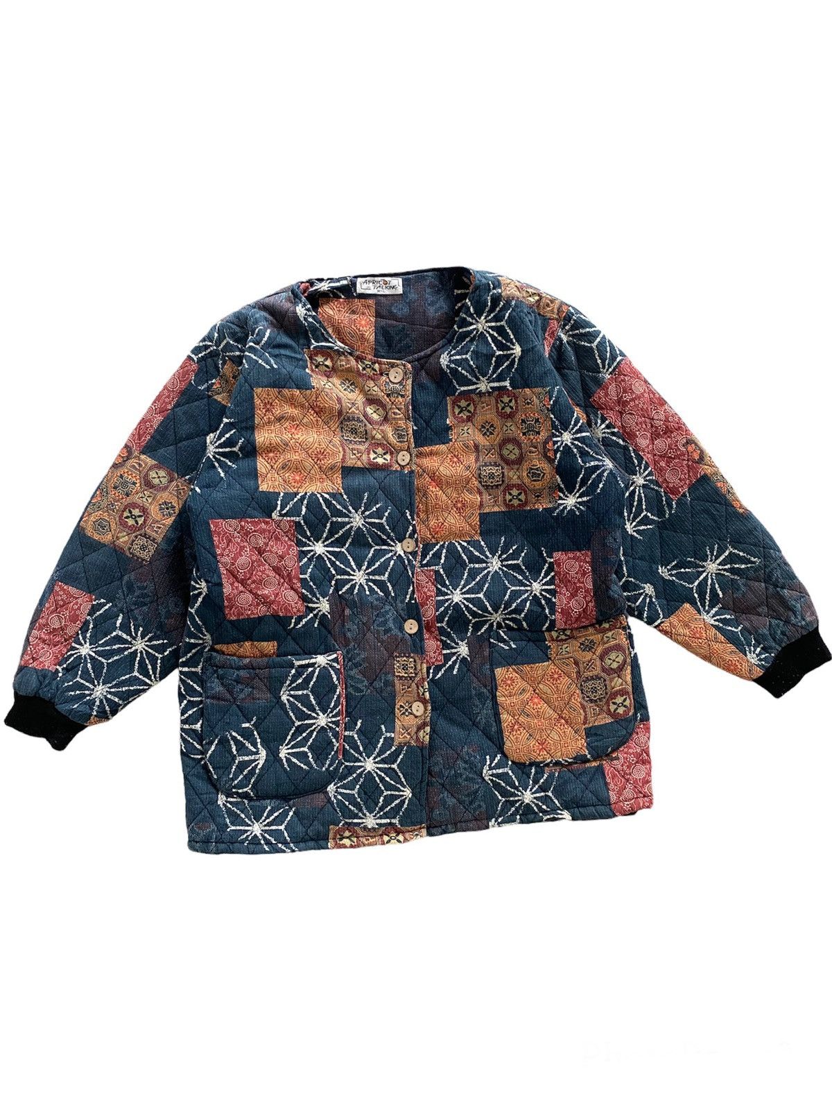 Japanese Brand × Vintage 🇯🇵Vintage kapital Pachwork Quilted Jacket style Visvim Size US L / EU 52-54 / 3 - 3 Thumbnail