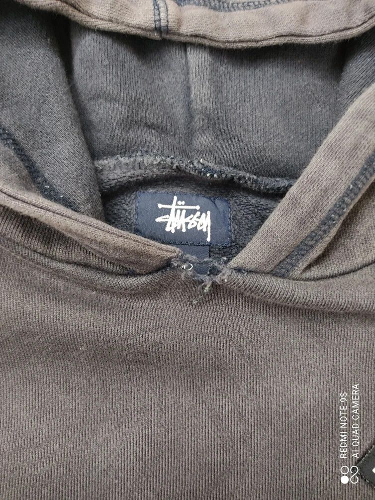 Stussy Faded Stussy Big Logo Embroidered Hoodie Size US L / EU 52-54 / 3 - 13 Thumbnail