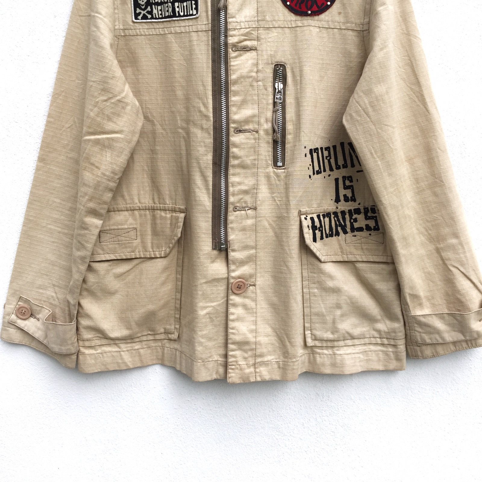 Hysteric Glamour Vintage Japanese Here There Punk Jacket Zipper Size US M / EU 48-50 / 2 - 7 Thumbnail