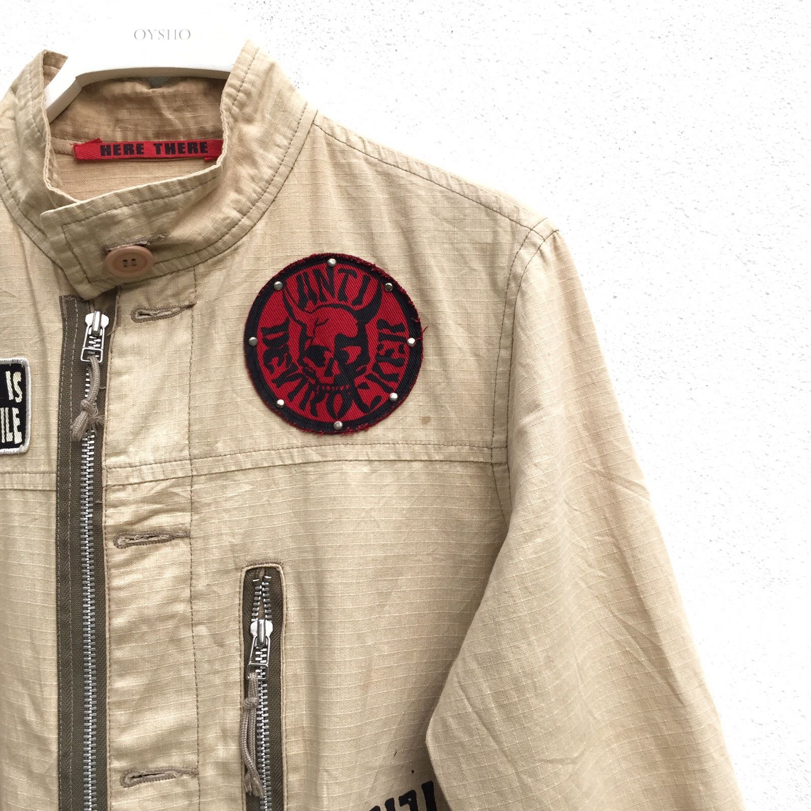 Hysteric Glamour Vintage Japanese Here There Punk Jacket Zipper Size US M / EU 48-50 / 2 - 6 Thumbnail