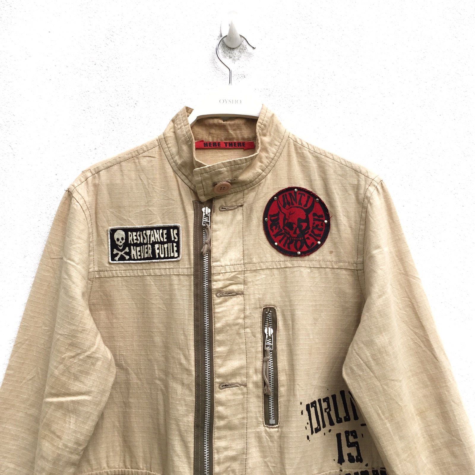 Hysteric Glamour Vintage Japanese Here There Punk Jacket Zipper Size US M / EU 48-50 / 2 - 2 Thumbnail