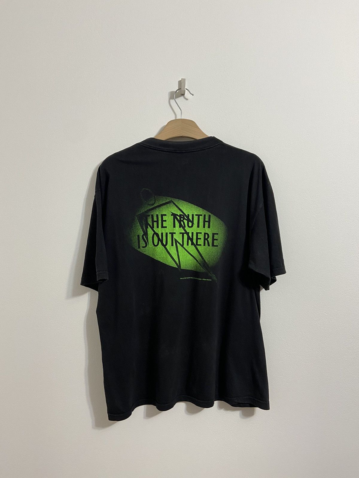 Vintage 1994 The X Files The Truth is out there Black Shirt
