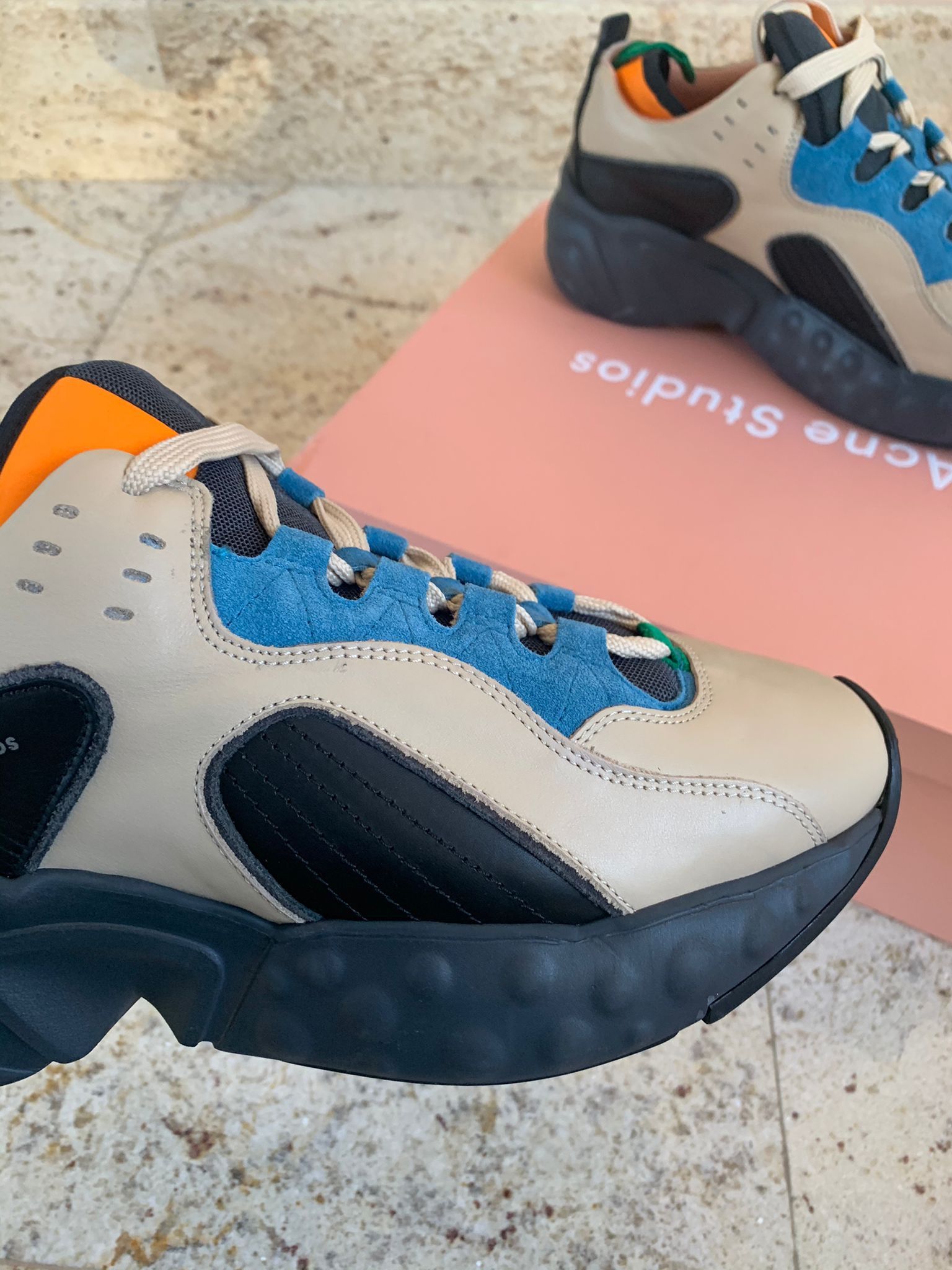 Acne Studios Rockaway Sneakers in Blue / Multi Size US 8 / EU 41 - 10 Thumbnail