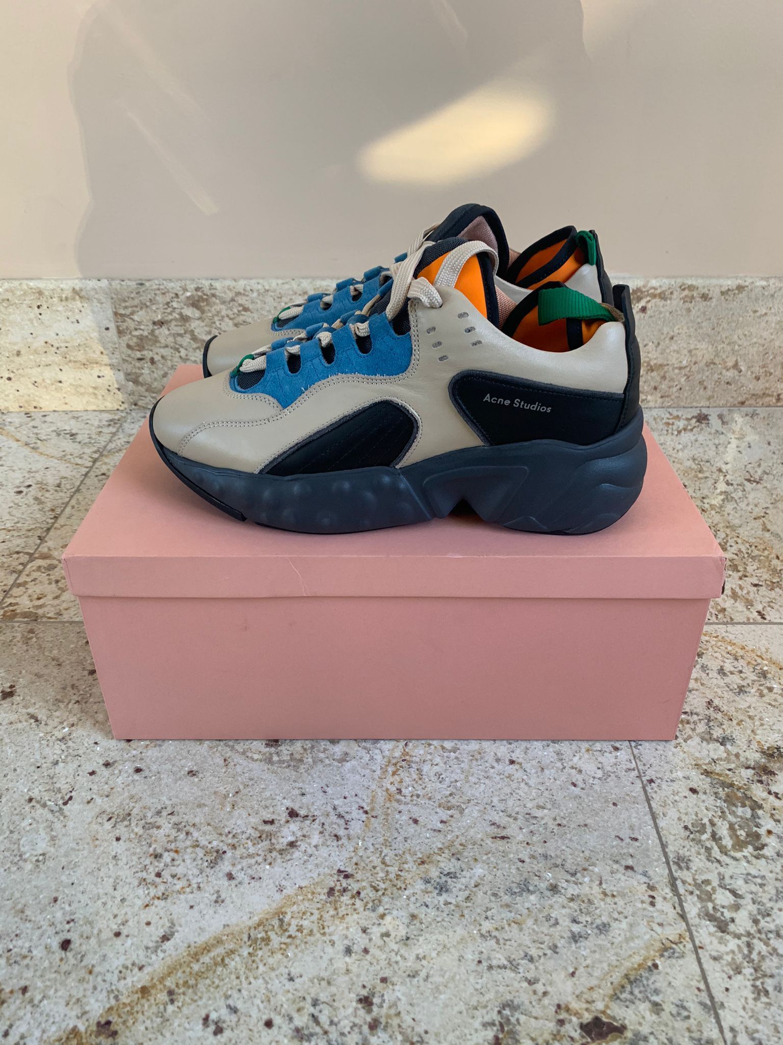 Acne Studios Rockaway Sneakers in Blue / Multi Size US 8 / EU 41 - 1 Thumbnail