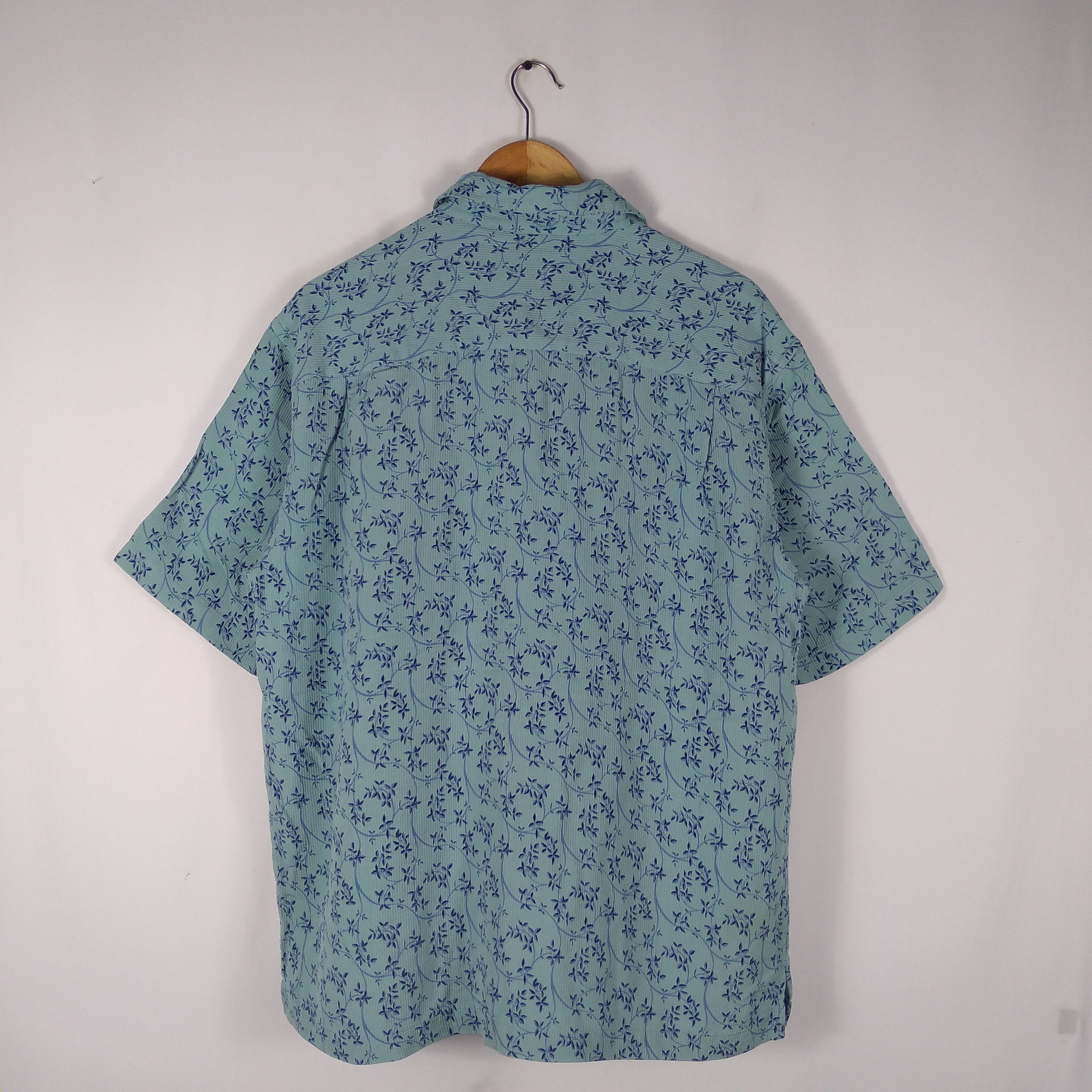 Neiman Marcus × Vintage Vintage Neiman Marcus Art Flower Button Up Shirt Size US M / EU 48-50 / 2 - 5 Thumbnail