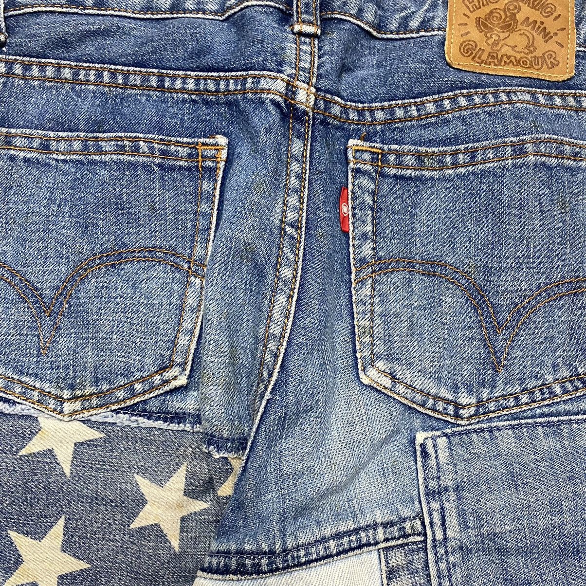 Hysteric Glamour 1990s Hysteric Mini - Patchwork Star Denim Pants Size 24" / US 00 / IT 34 - 11 Thumbnail