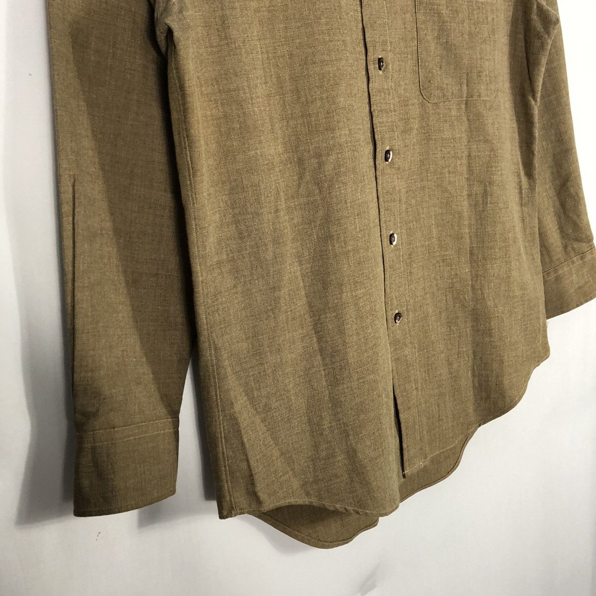 Aquascutum × Designer × Vintage 🔥Rare🔥Aquascutum Wool Button Up Casual Workers Shirts Size US S / EU 44-46 / 1 - 9 Thumbnail