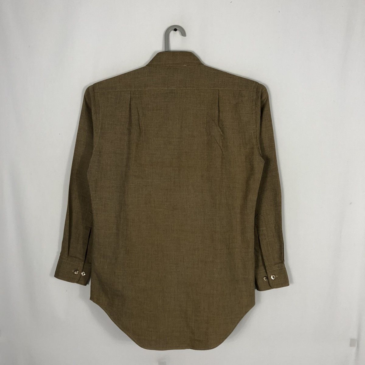 Aquascutum × Designer × Vintage 🔥Rare🔥Aquascutum Wool Button Up Casual Workers Shirts Size US S / EU 44-46 / 1 - 4 Thumbnail