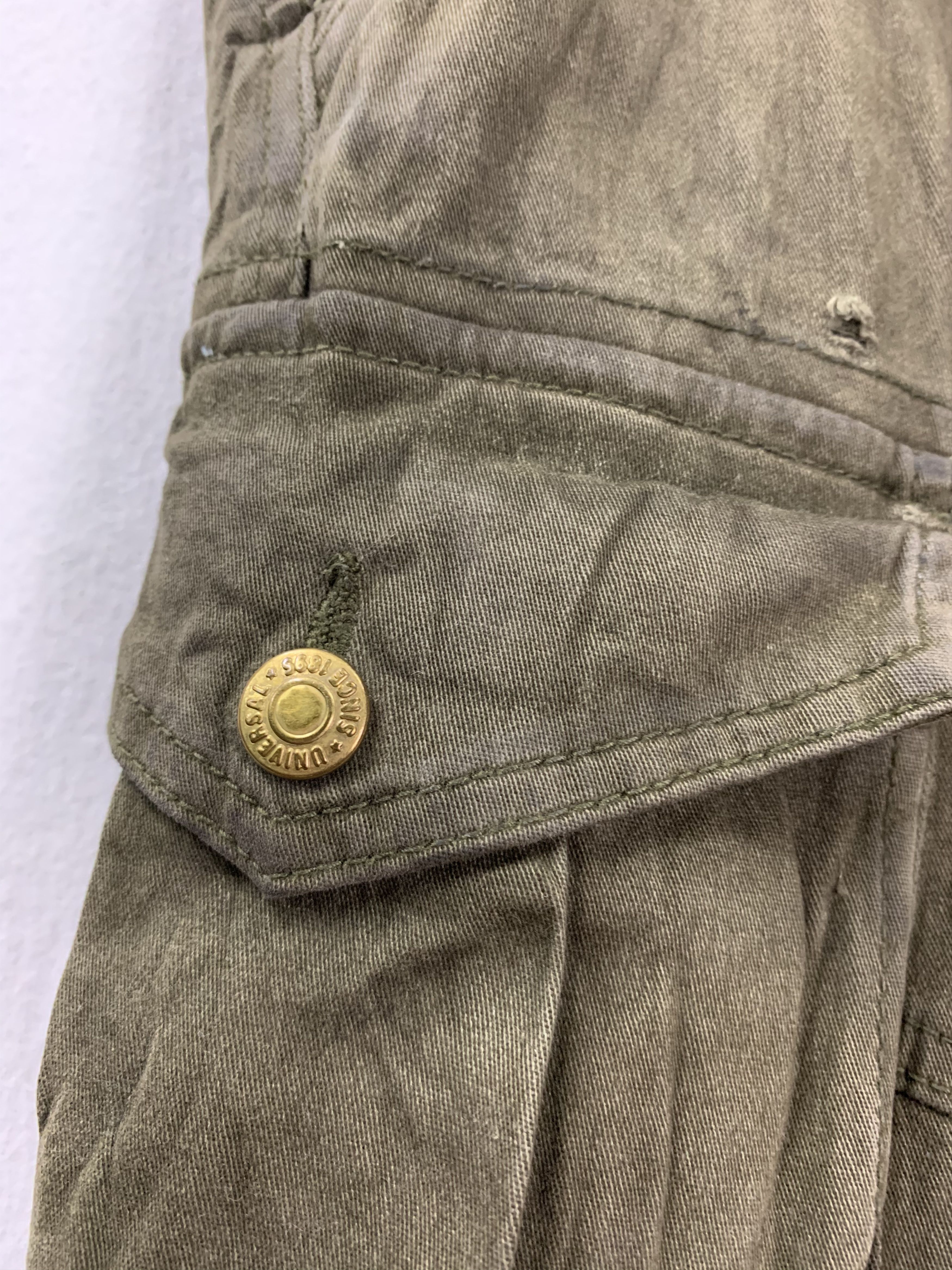 Japanese Brand Japan stripe GERIDE tactical cargo multipocket pants #133 Size US 35 - 7 Thumbnail