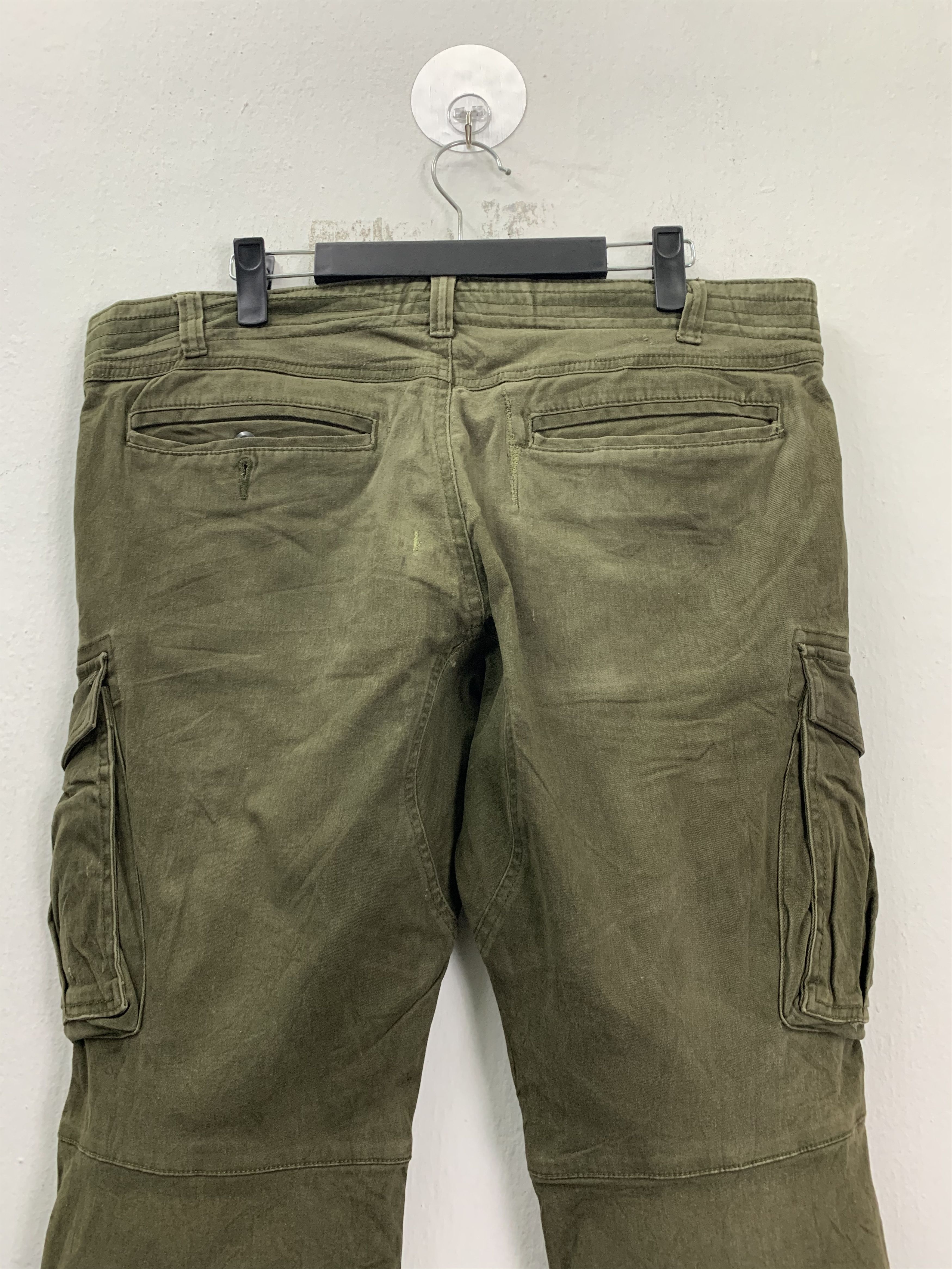 Japanese Brand Japan stripe GERIDE tactical cargo multipocket pants #133 Size US 35 - 3 Thumbnail