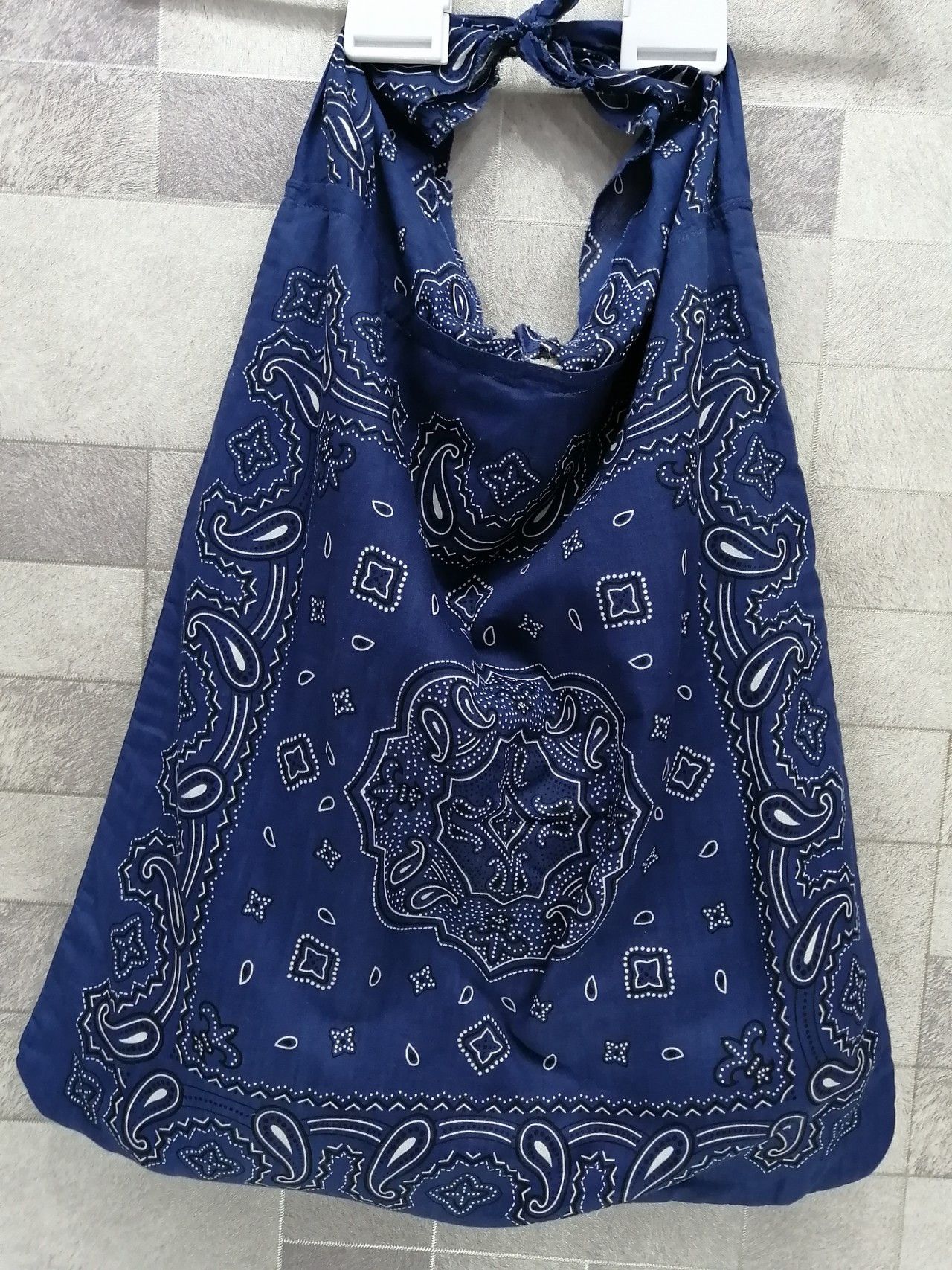 Indigo 💥RARE💥Bandana Paisley Shoulder Tote Inspired By Kapital Size ONE SIZE - 2 Thumbnail
