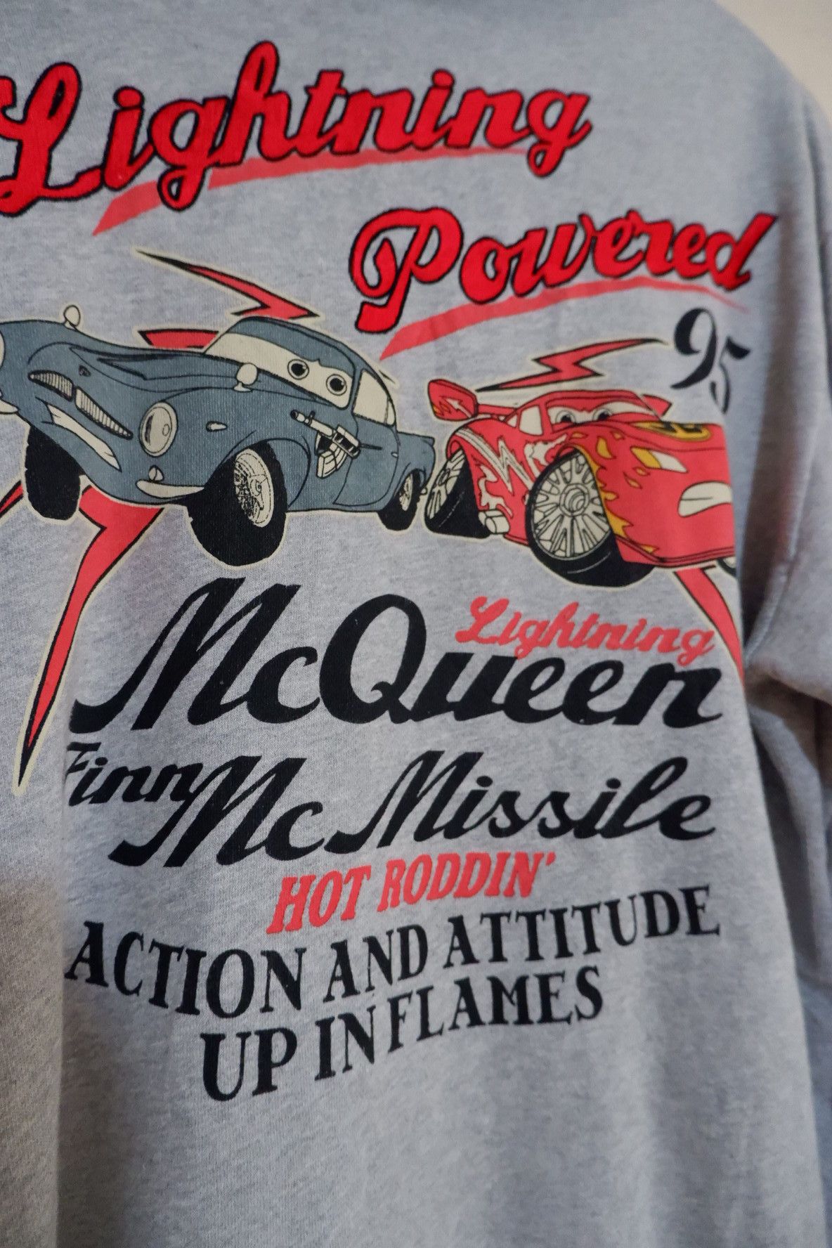 Vintage Low Blow Knuckle x Disney Pixar Mcqueen Hoodie Size US L / EU 52-54 / 3 - 5 Thumbnail
