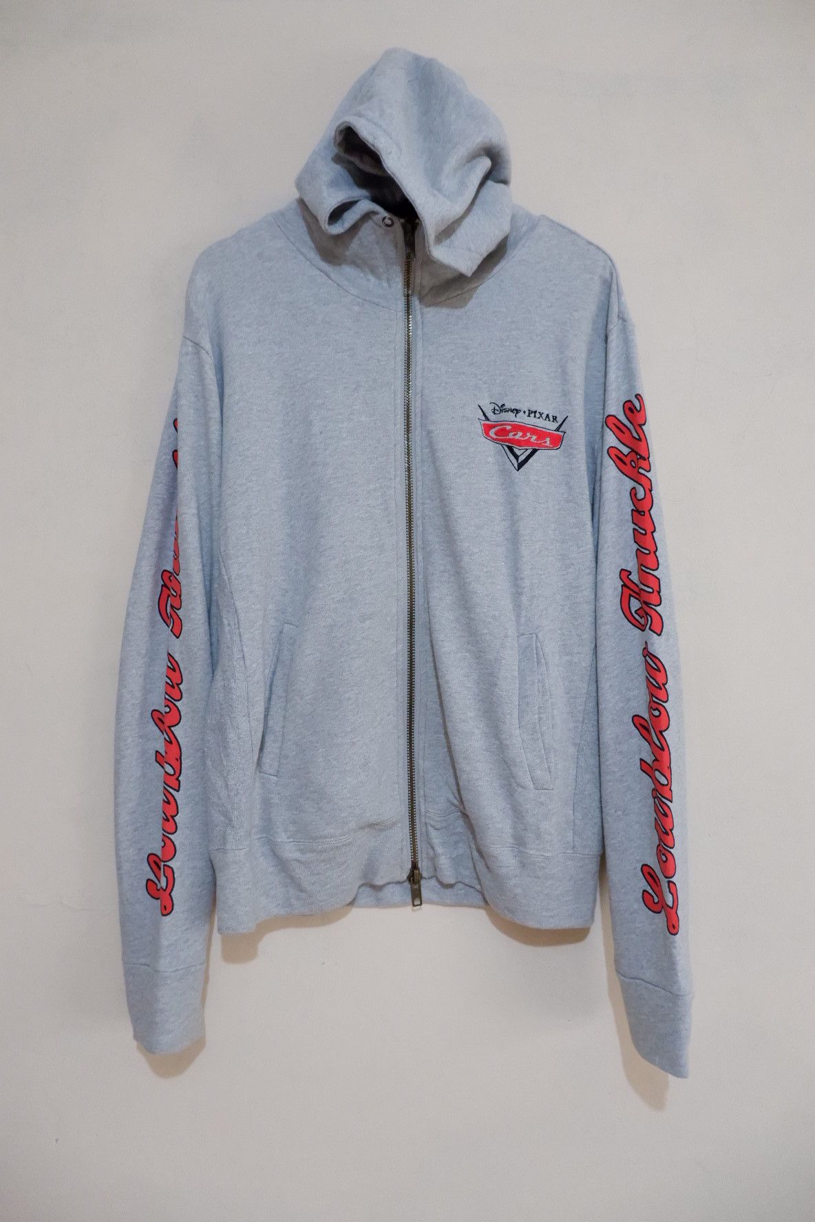 Vintage Low Blow Knuckle x Disney Pixar Mcqueen Hoodie Size US L / EU 52-54 / 3 - 2 Thumbnail