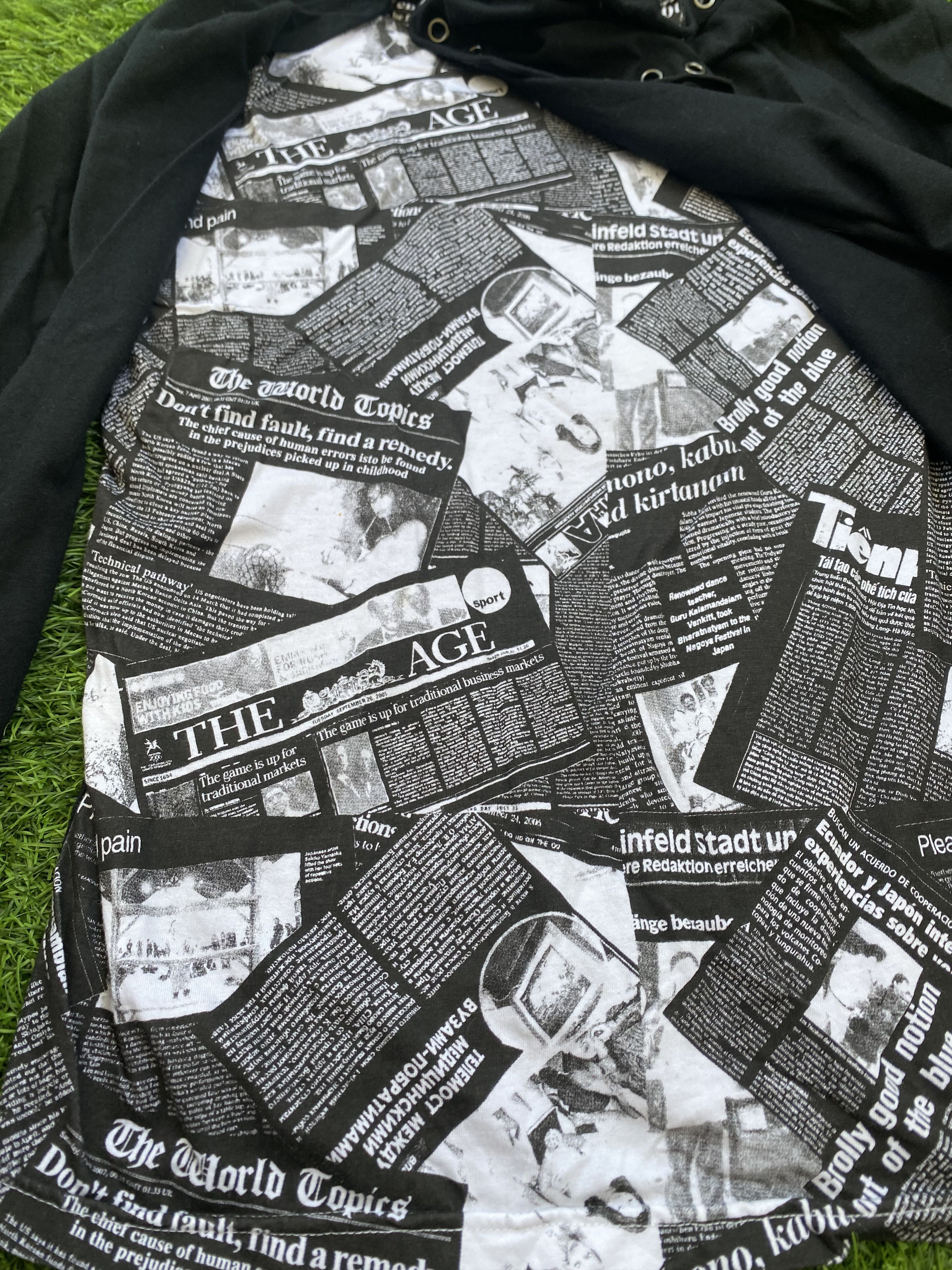 If Six Was Nine × Japanese Brand Semantic Design Magazine Harajuku Style Bondage Longsleeve Size M / US 6-8 / IT 42-44 - 4 Thumbnail
