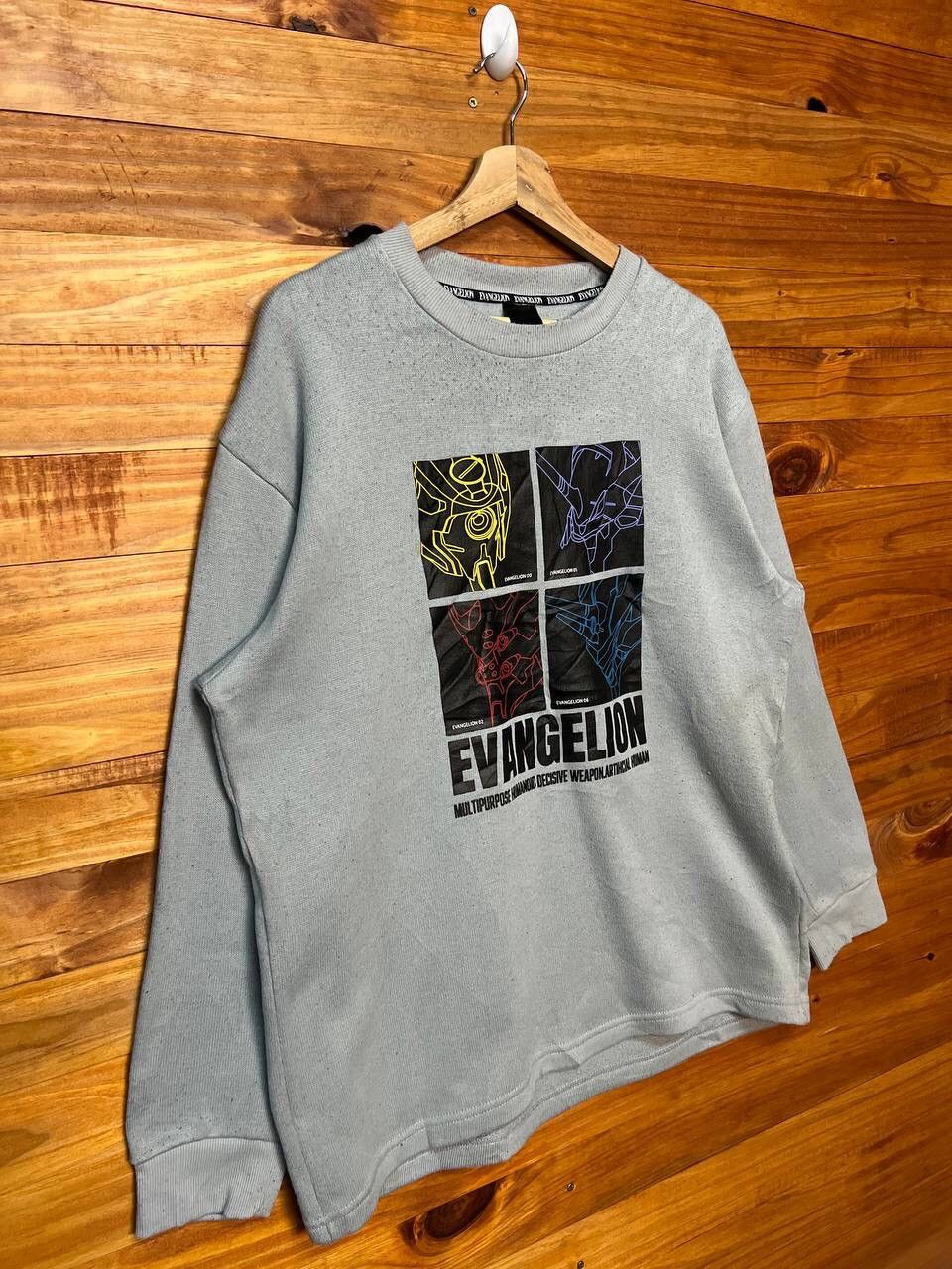 Anime EVANGELION SWEATSHIRT Size US L / EU 52-54 / 3 - 2 Thumbnail