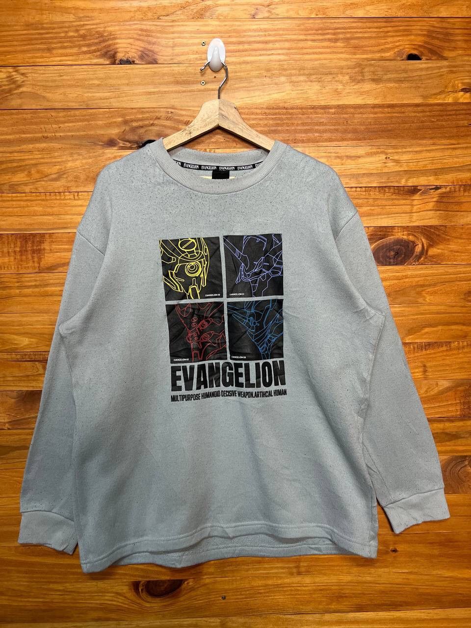 Anime EVANGELION SWEATSHIRT Size US L / EU 52-54 / 3 - 1 Thumbnail