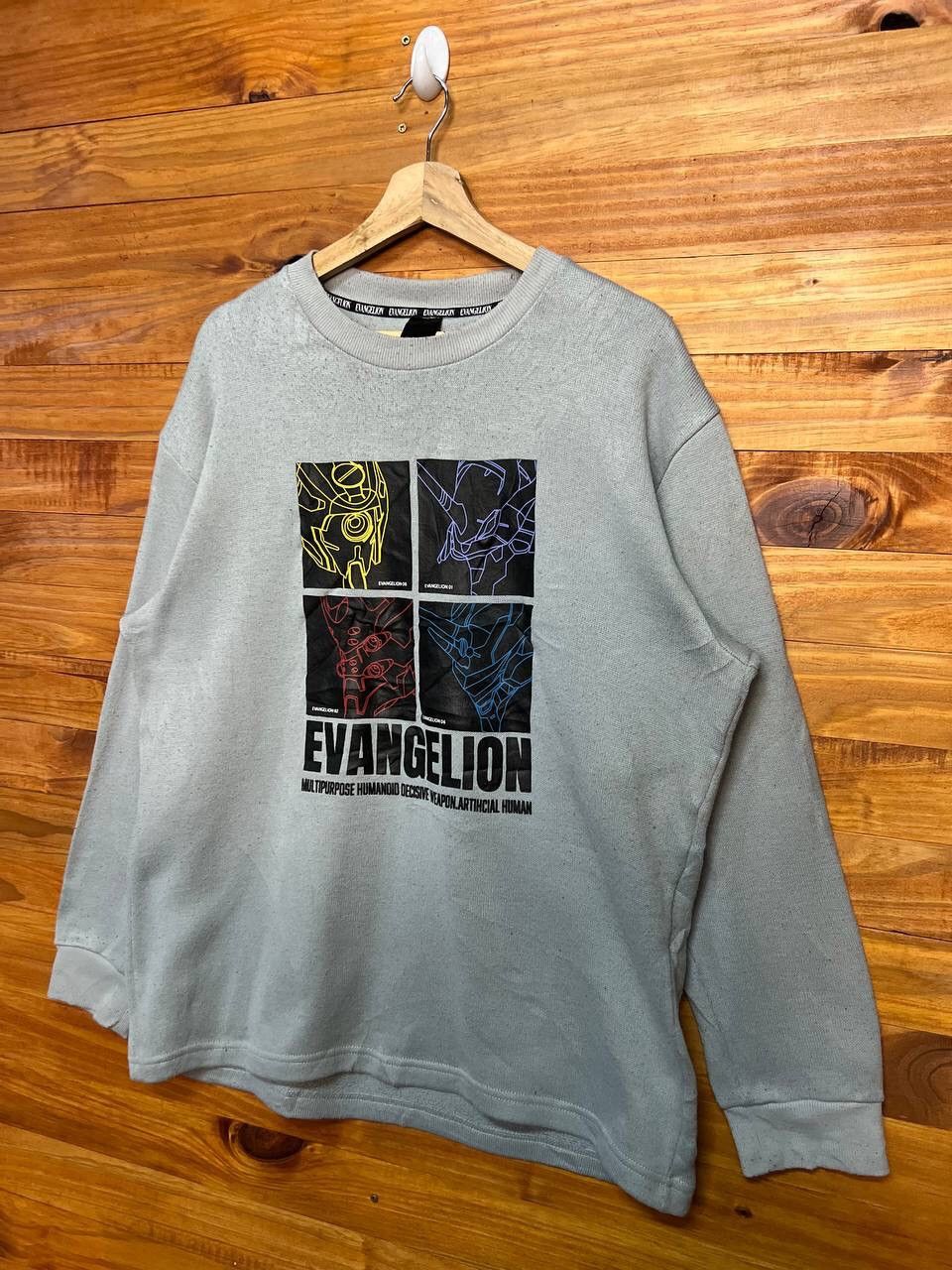 Anime EVANGELION SWEATSHIRT Size US L / EU 52-54 / 3 - 3 Thumbnail