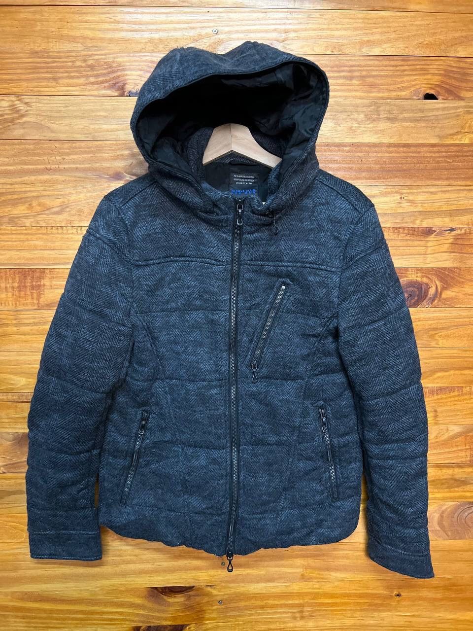 Japanese Brand NICOLE CLUB FOR MEN WOOL PUFFER JACKET Size US M / EU 48-50 / 2 - 1 Thumbnail
