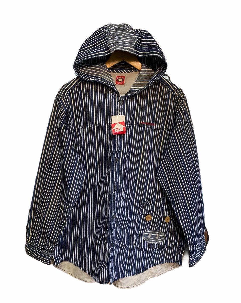 Japanese Brand Vintage Drugstore Hoodie Denim Size US L / EU 52-54 / 3 - 1 Thumbnail