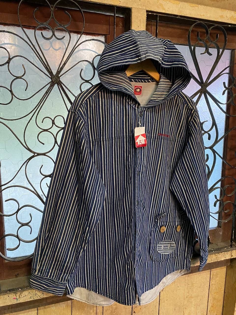 Japanese Brand Vintage Drugstore Hoodie Denim Size US L / EU 52-54 / 3 - 4 Thumbnail