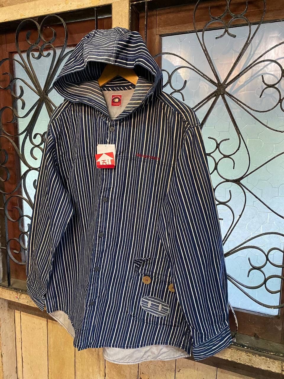 Japanese Brand Vintage Drugstore Hoodie Denim Size US L / EU 52-54 / 3 - 5 Thumbnail